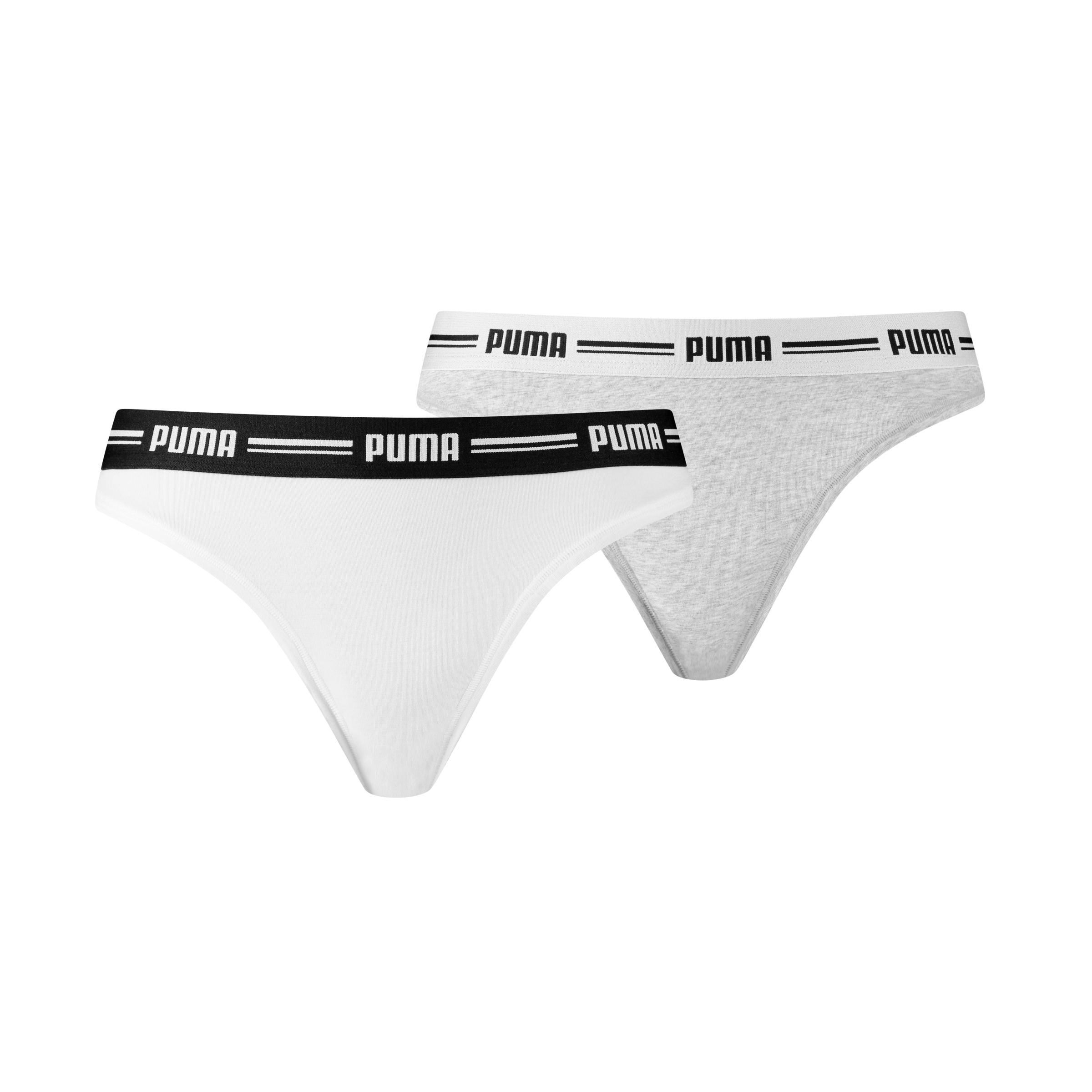 PUMA String »PUMA WOMEN STRING 2P« 2er Pack, Mit elastischem Logobund