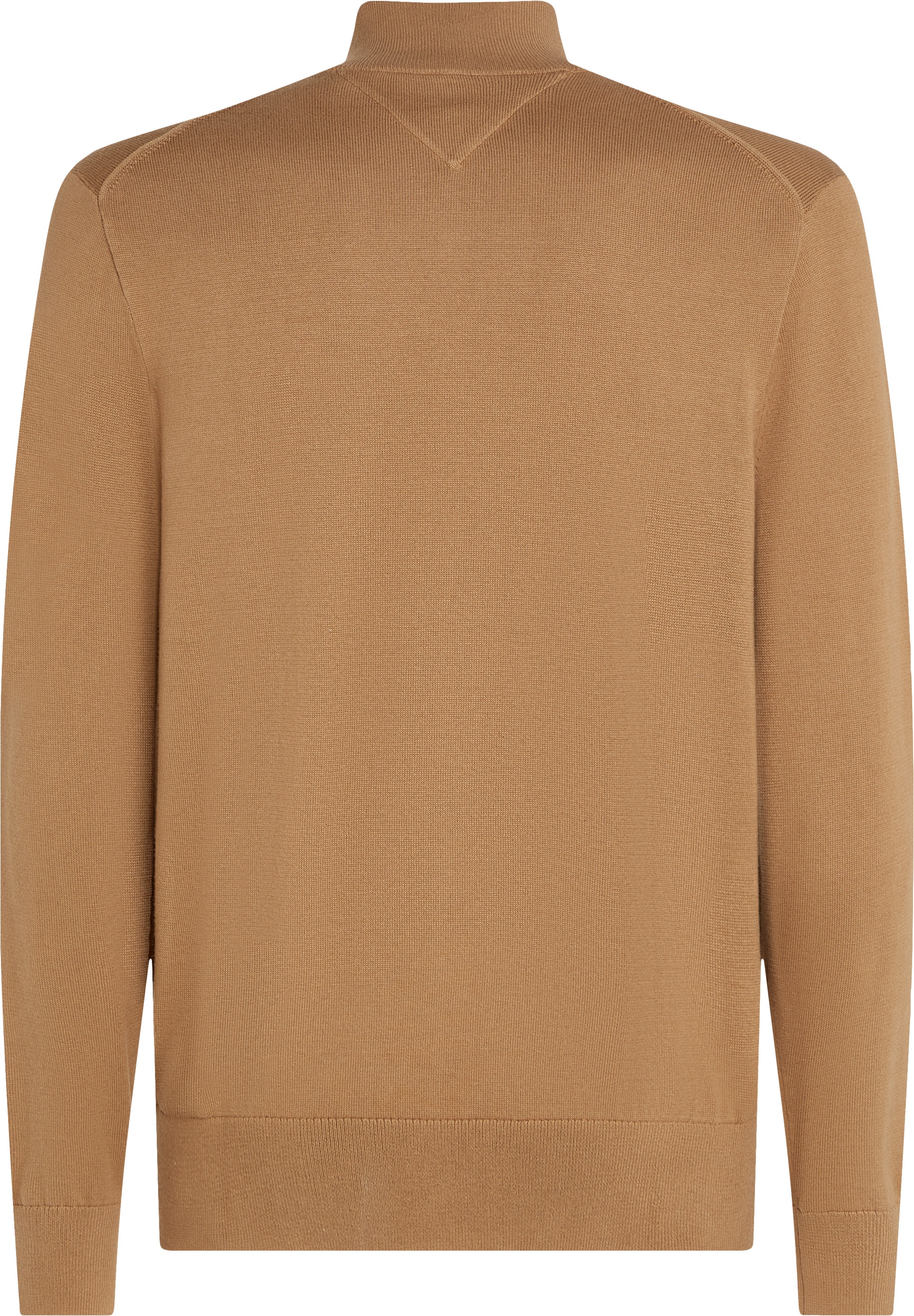 Tommy Hilfiger Strickjacke »ESSENTIAL COTTON ZIP THRU«, mit Logostickerei