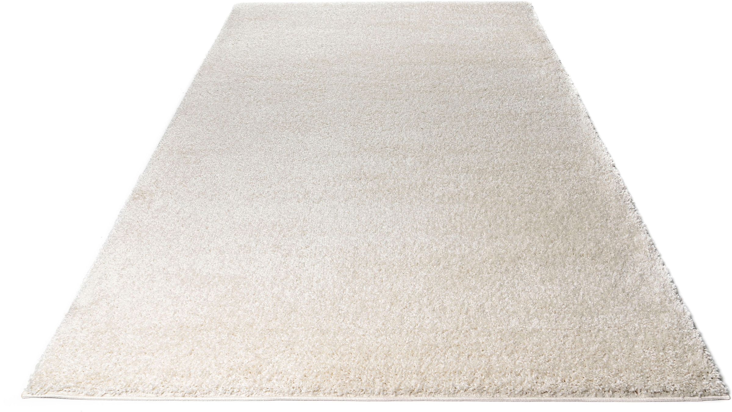 Bruno Banani Hochflor-Teppich »Shaggy Soft«, rechteckig, 30 mm Höhe, gewebt, Uni Farben, besonders weich und kuschelig