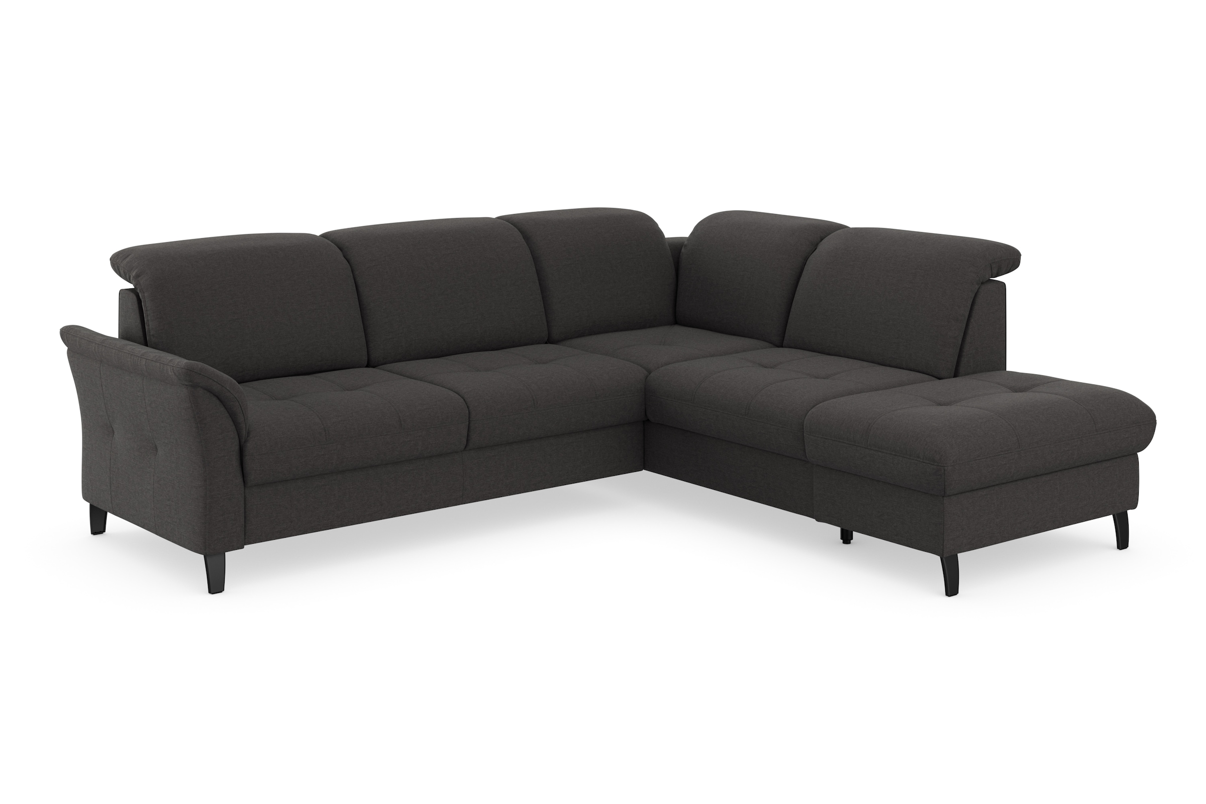 sit&more Ecksofa »Maggiore L-Form«, wahlweise mit Kopfteilverstellung, Bettfunktion und Stauraum