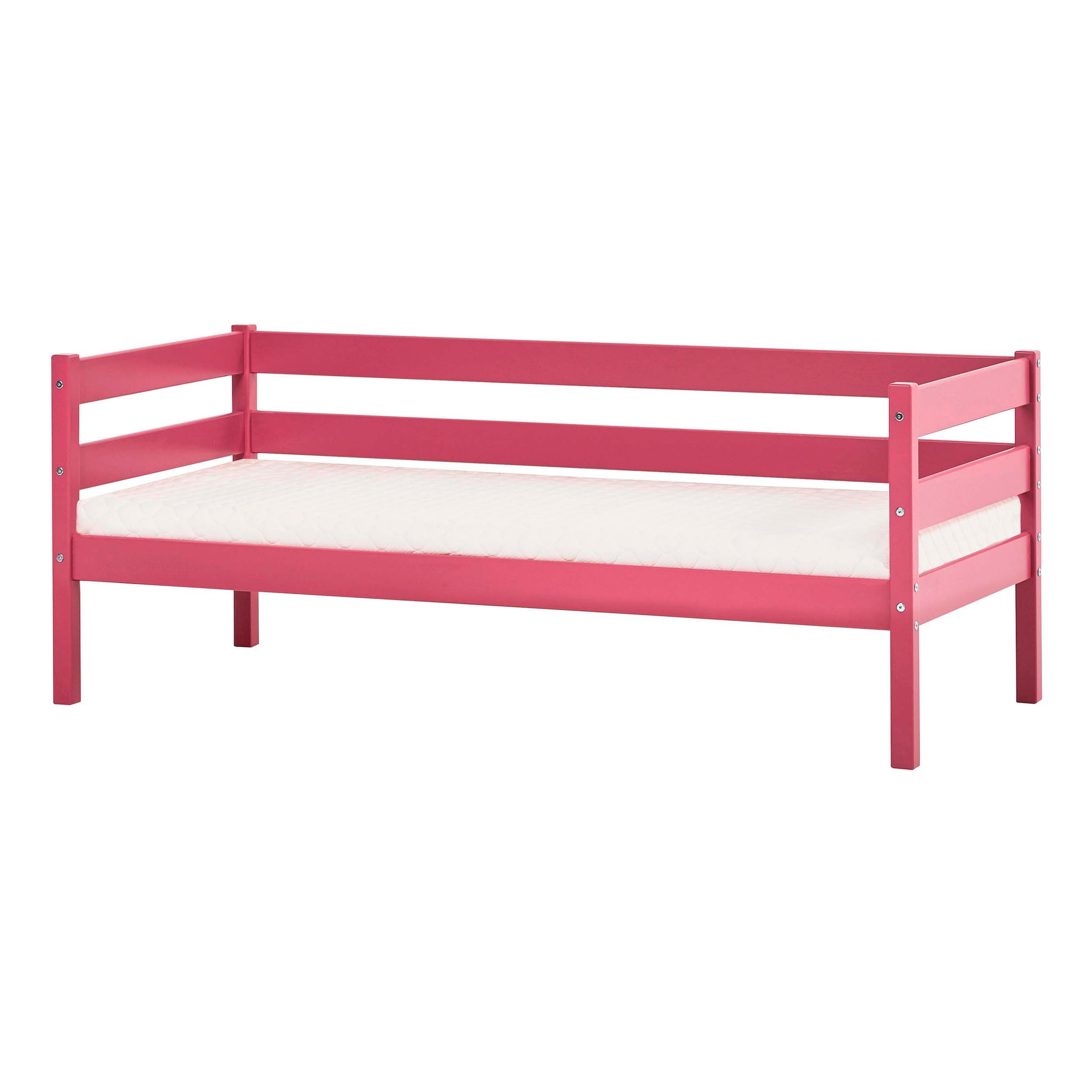 Hoppekids Einzelbett »ECO Comfort Kinderbett, Kiefer Massivholz, Jugendbett inkl. Rollrost«, 70x160 cm, wahlweise in verschieden Farben/ Matratze/ Absturzsicherung