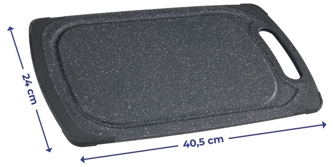 Maximex Schneidebrett »2in1«, (1 St.), wendbar, inkl. Auftauplatte, lebensmittelecht