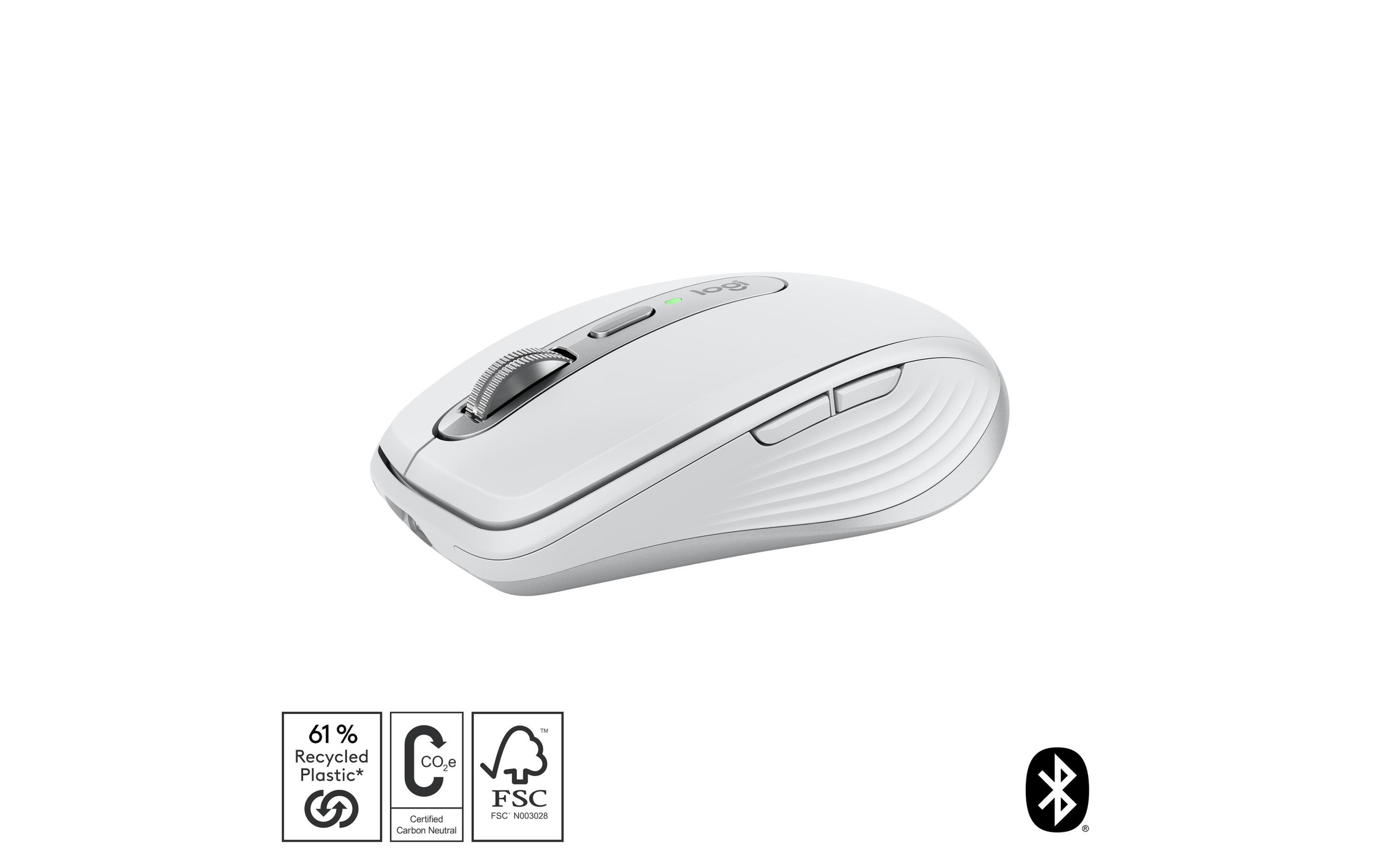 Logitech Maus »Maus MX Anywhere 3s Pale Grey«, kabellos