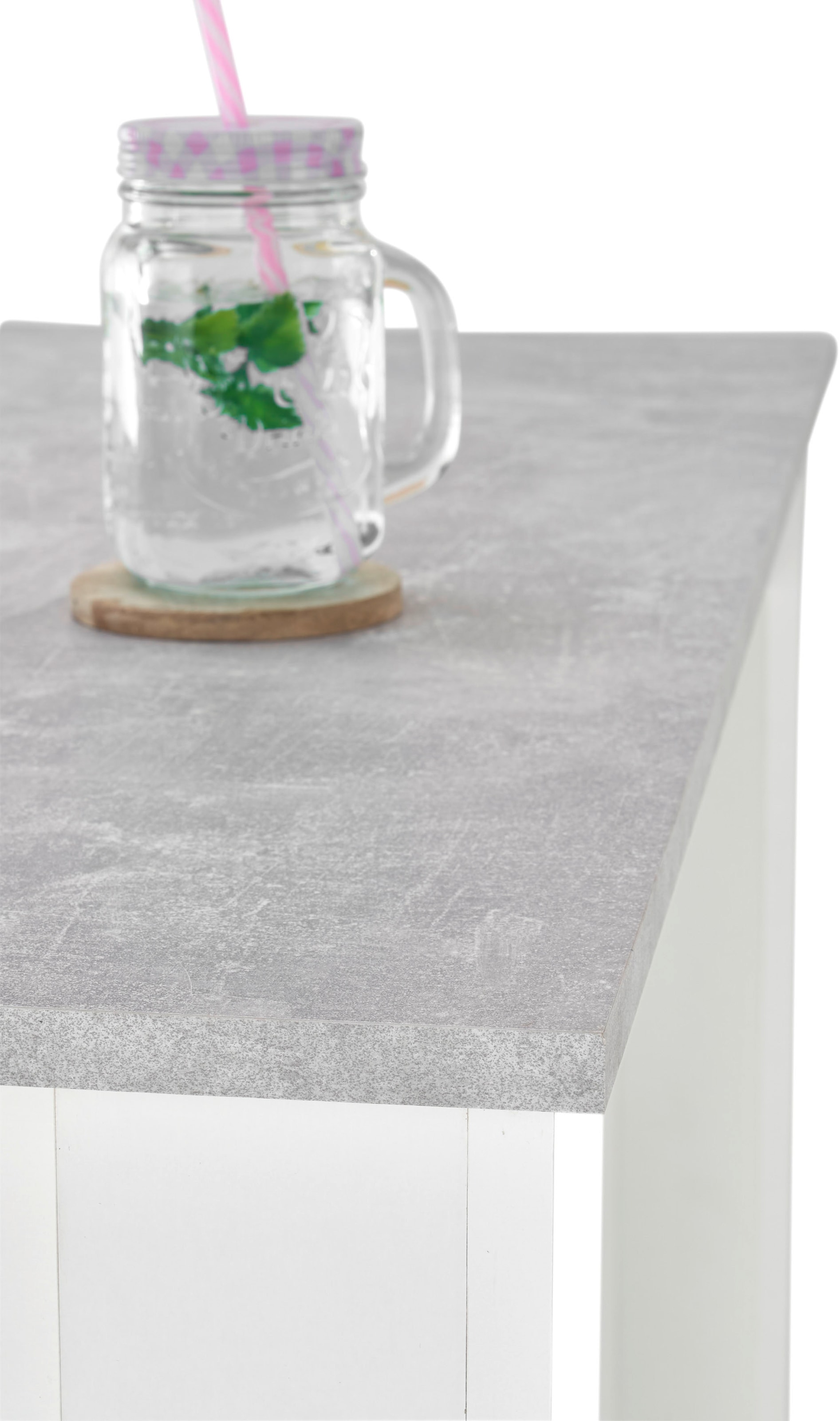 Stolkom Bartisch »Modesto Küchentisch, Bistrotisch, Stehtisch Küche, BxHxT 115x103x50 cm«, Grozügige Fläche, Stabiler Halt, Tischplatte melaminbeschichtet