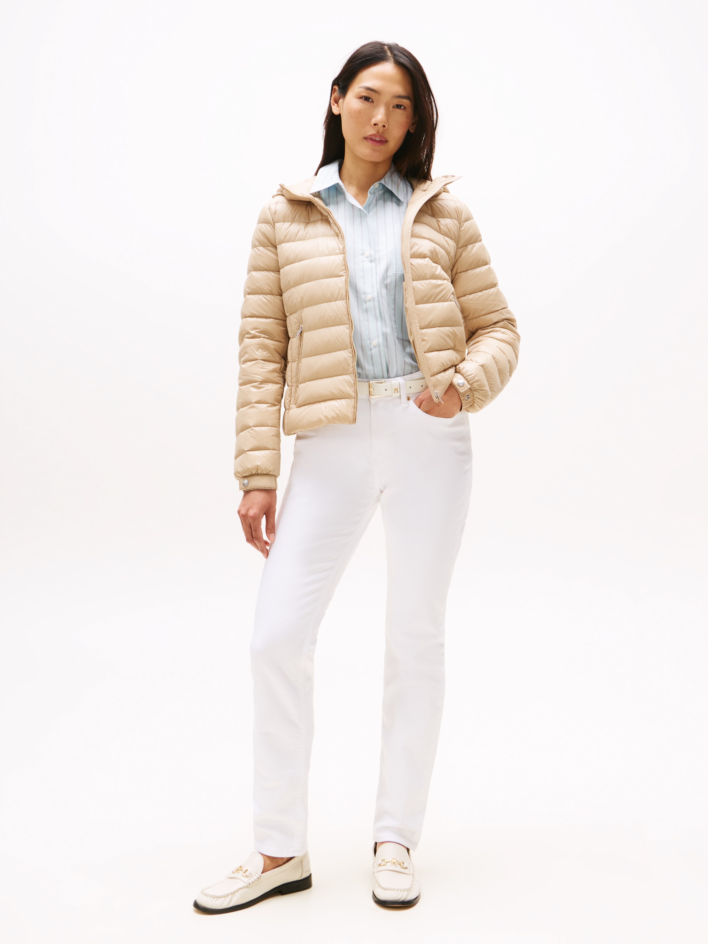 Tommy Hilfiger Steppjacke »UL DOWN REG HOODED JACKET«, mit Kapuze