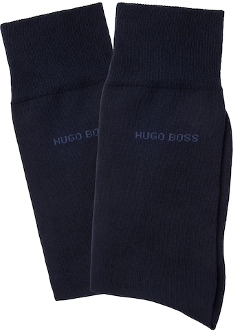 BOSS Socken »2P RS Uni«, (2 Paar), mit gerippten Bündchen kaufen