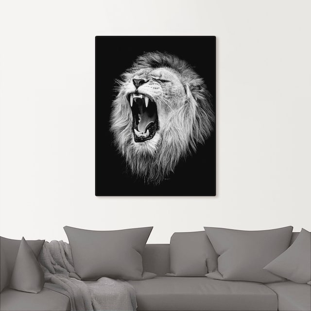 Artland Wandbild »Der Löwe«, Wildtiere, (1 St.), als Alubild, Leinwandbild,  Wandaufkleber oder Poster in versch. Grössen online kaufen | Jelmoli-Versand