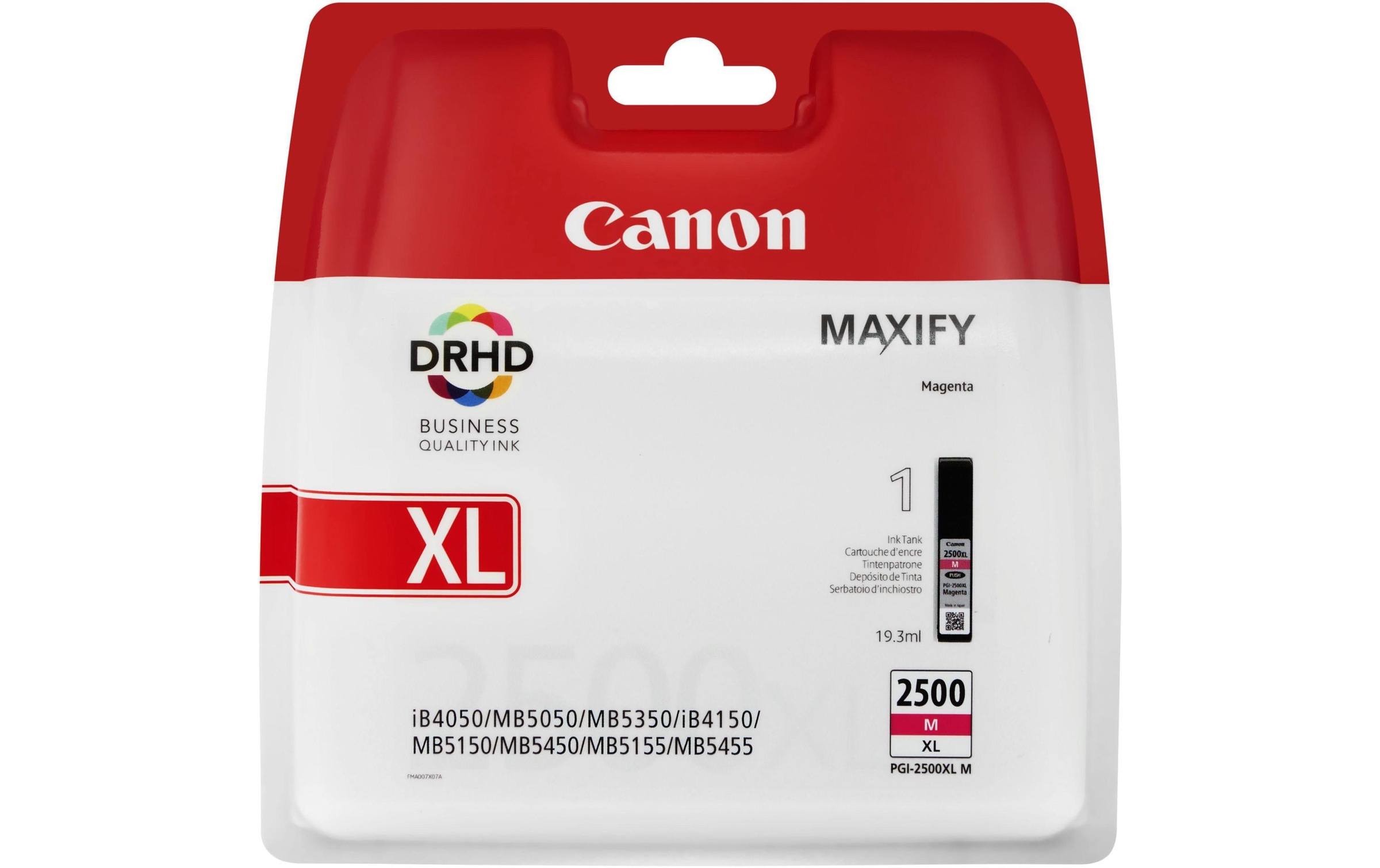 Canon Tintenpatrone »PGI-2500XL M magenta 19.3ml«