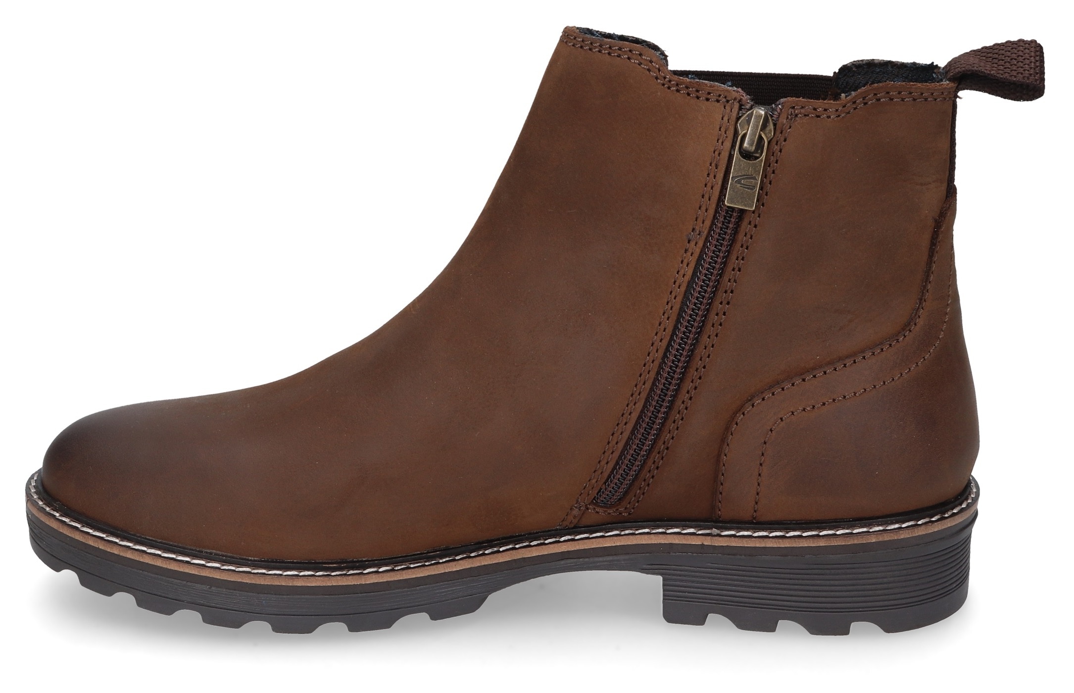 camel active Chelseaboots, Boots, Stiefelette mit Wechselfussbett
