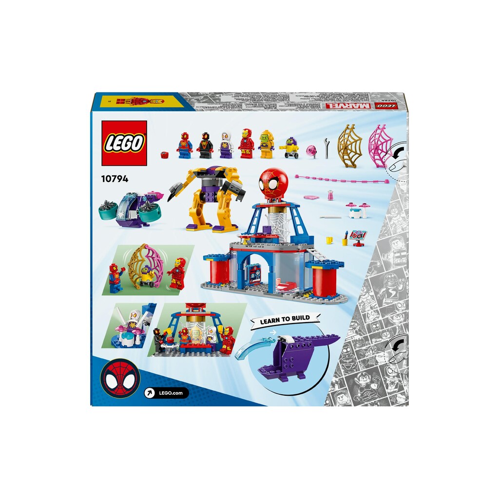 LEGO® Spielbausteine »Marvel Das Hauptquartier von Spideys Team 10794«, (193 St.)