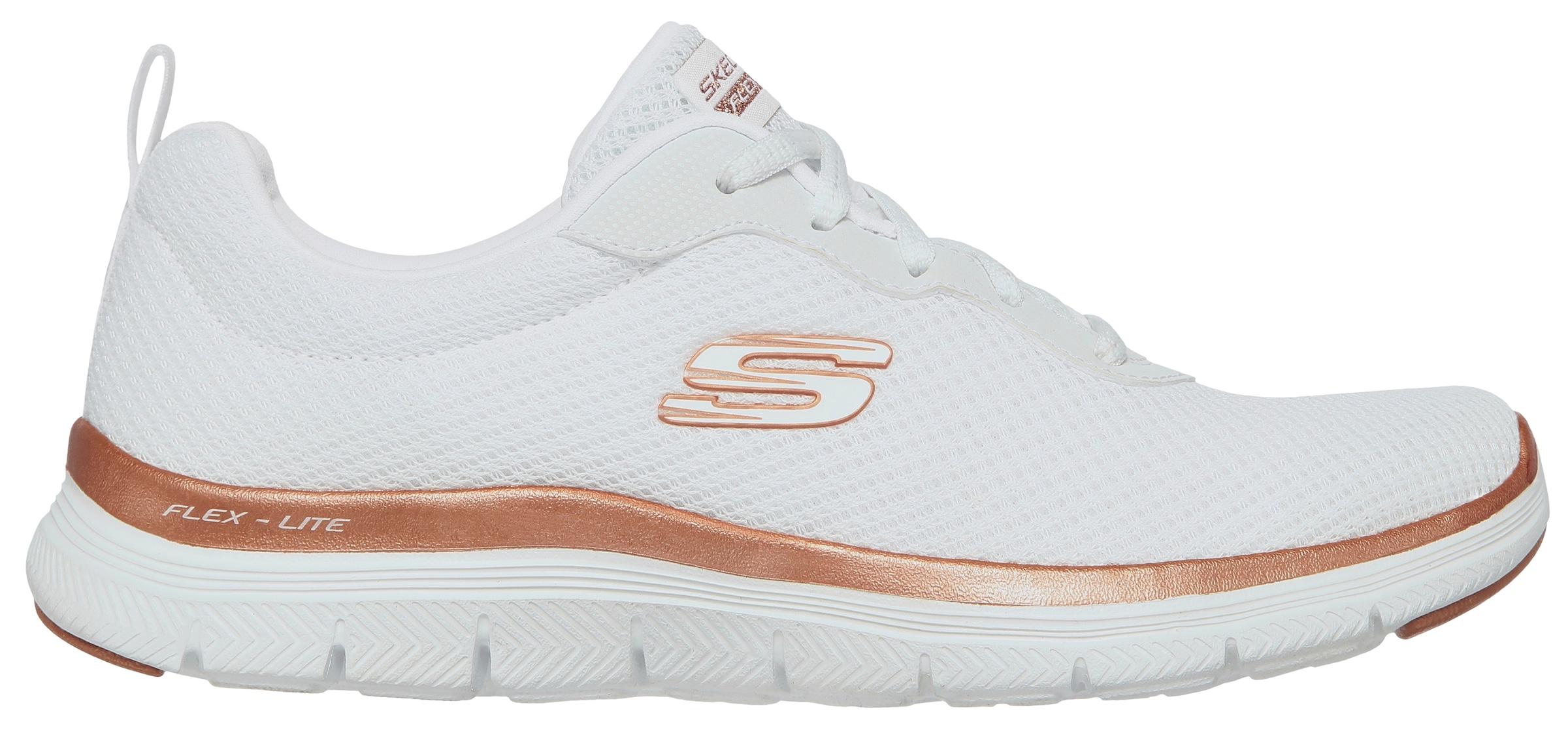 Skechers Sneaker »FLEX APPEAL 4.0 BRILLINAT VIEW«, Freizeitschuh, Halbschuh, Schnürschuh mit Air Cooled Memory Foam