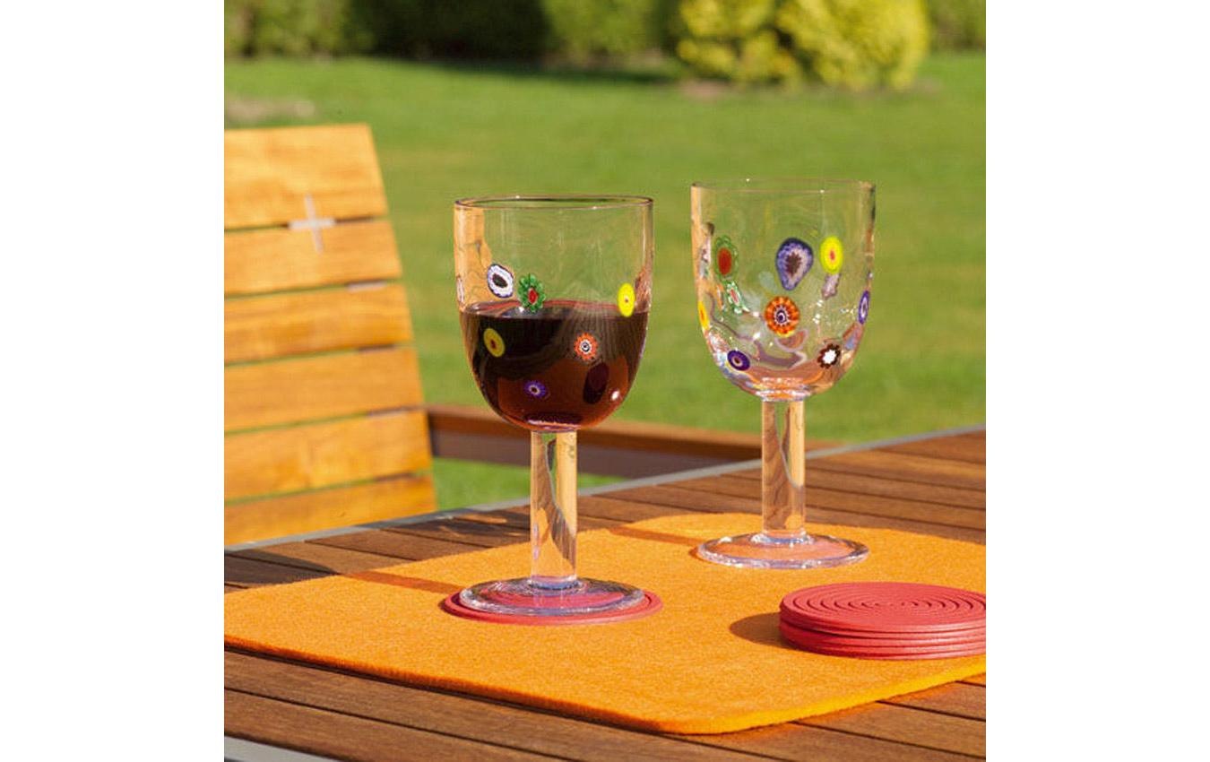 LEONARDO Rotweinglas »Millefiori 4.6 dl, 6 Stück«, (Set, 6 tlg.), 6 teilig