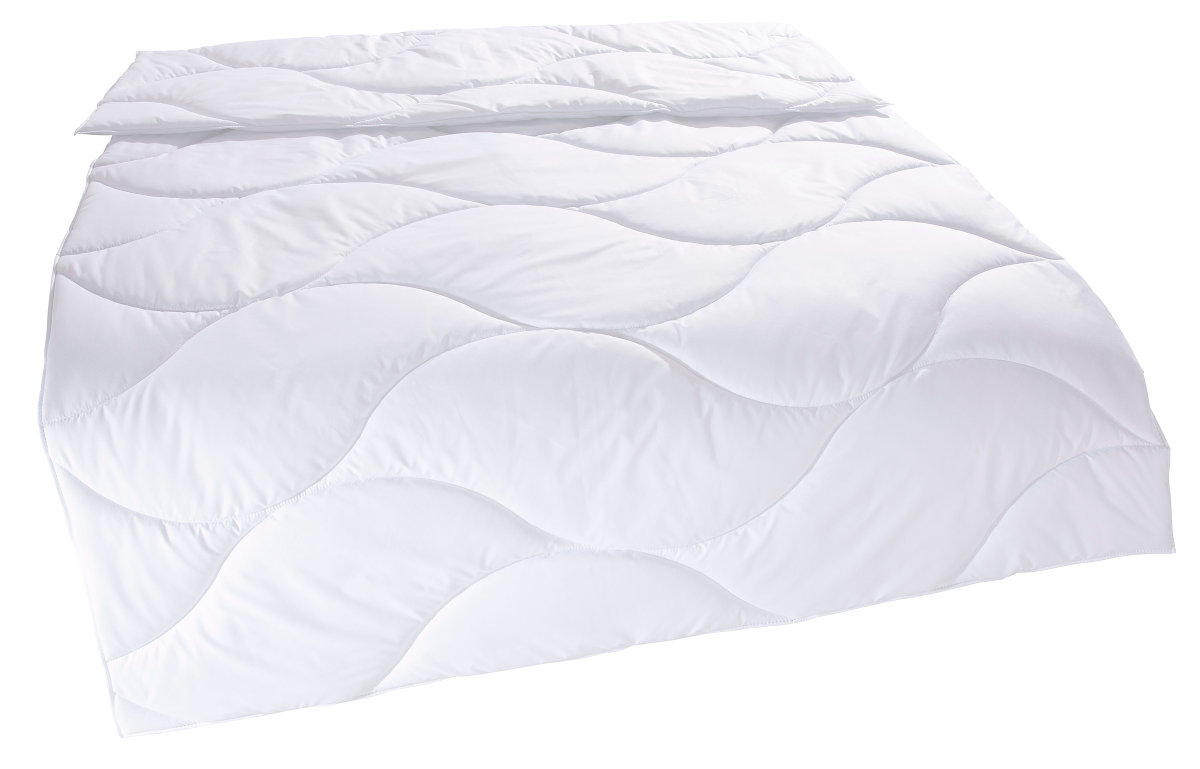 my home Microfaserbettdecke »Caelan, kaufe eine Decke - erhalte die Leichtbettdecke gratis dazu!«, leicht, Füllung 100% Polyester, Bezug 100% Polyester, (1 St.), Bettdecke 135x200 cm und 155x220 cm, Sommer, Winter
