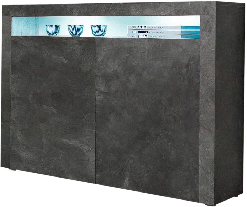 borchardt Möbel Highboard "Santa Fé, Kommode mit moderner Rahmenoptik, Breite 107 cm" Breite 107 cm