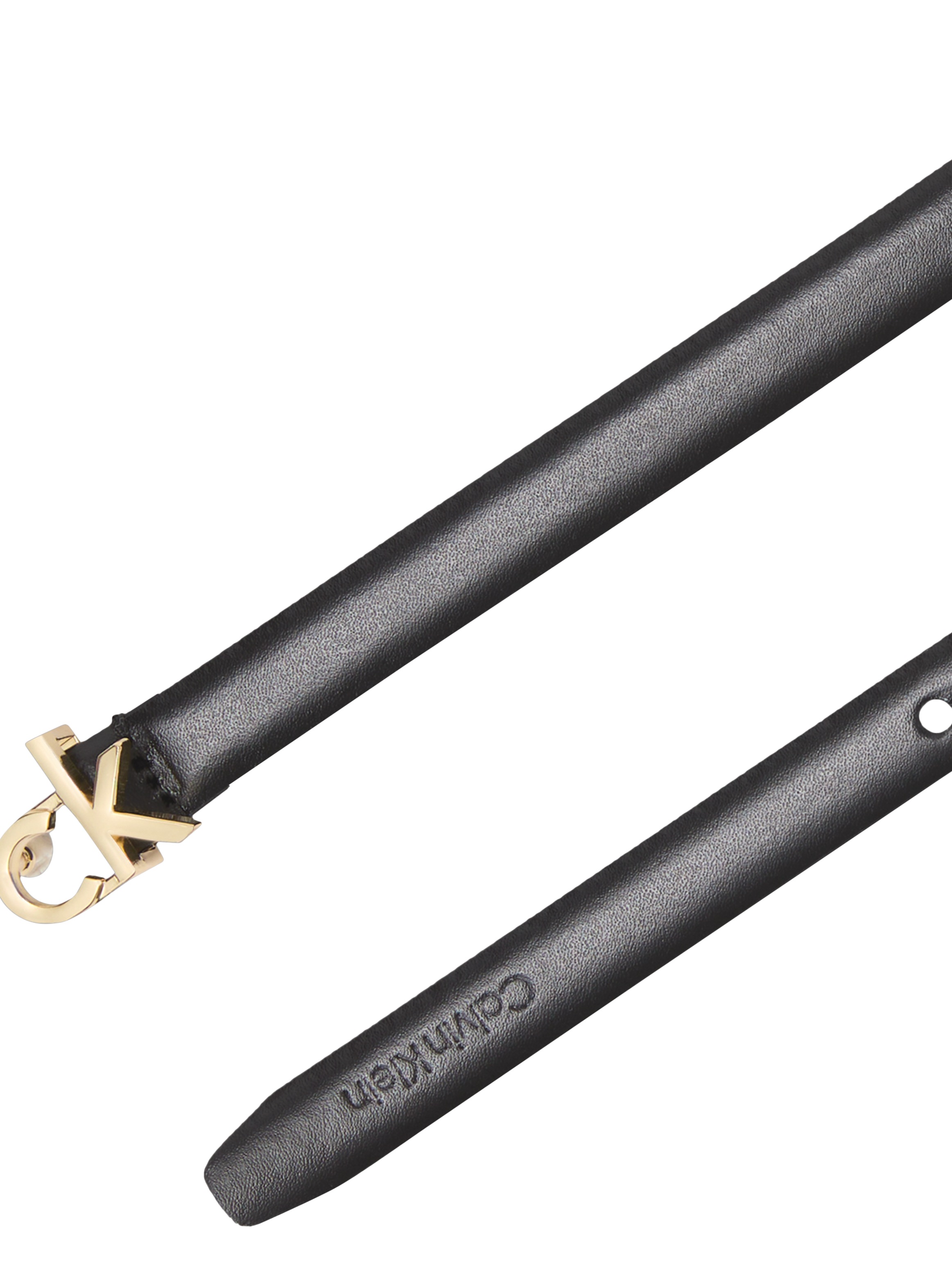 Calvin Klein Ledergürtel »CK BUCKLE SKINNY BELT 15MM«