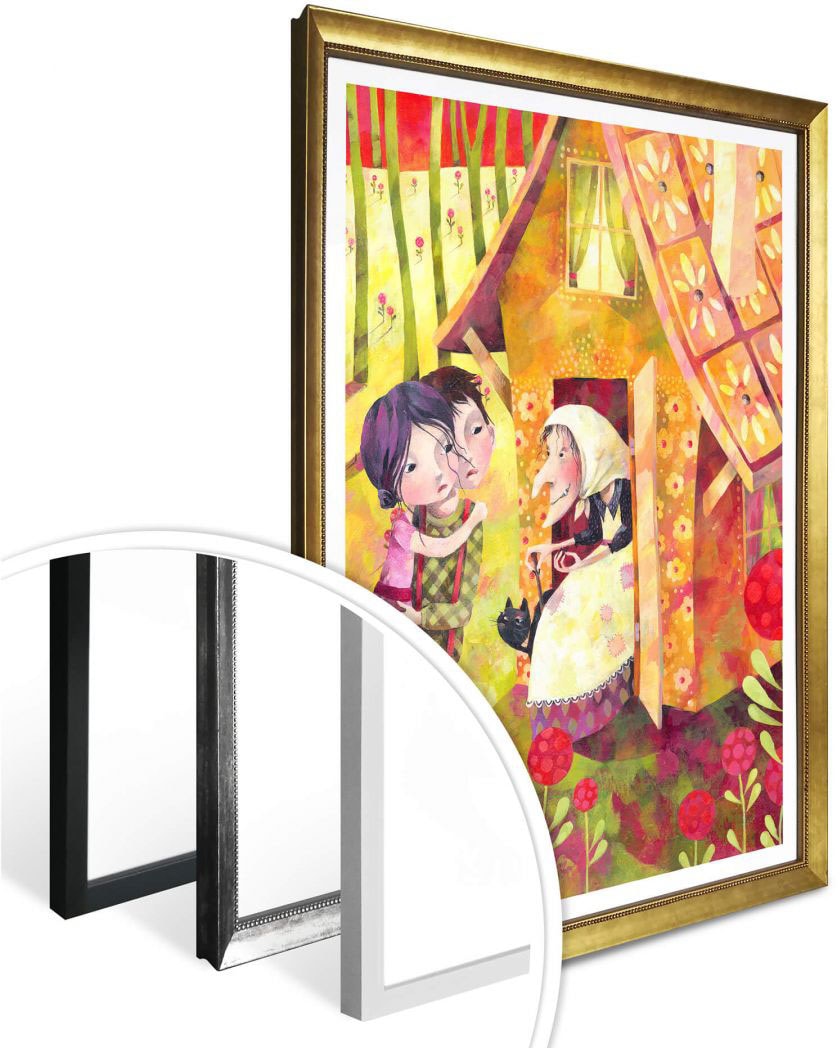 Wall-Art Poster »Märchen Wandbilder Hänsel Gretel«, Bild, Märchen, Wandposter und St.), Wandbild, Jelmoli-Versand | online shoppen (1 Geschichten & Poster
