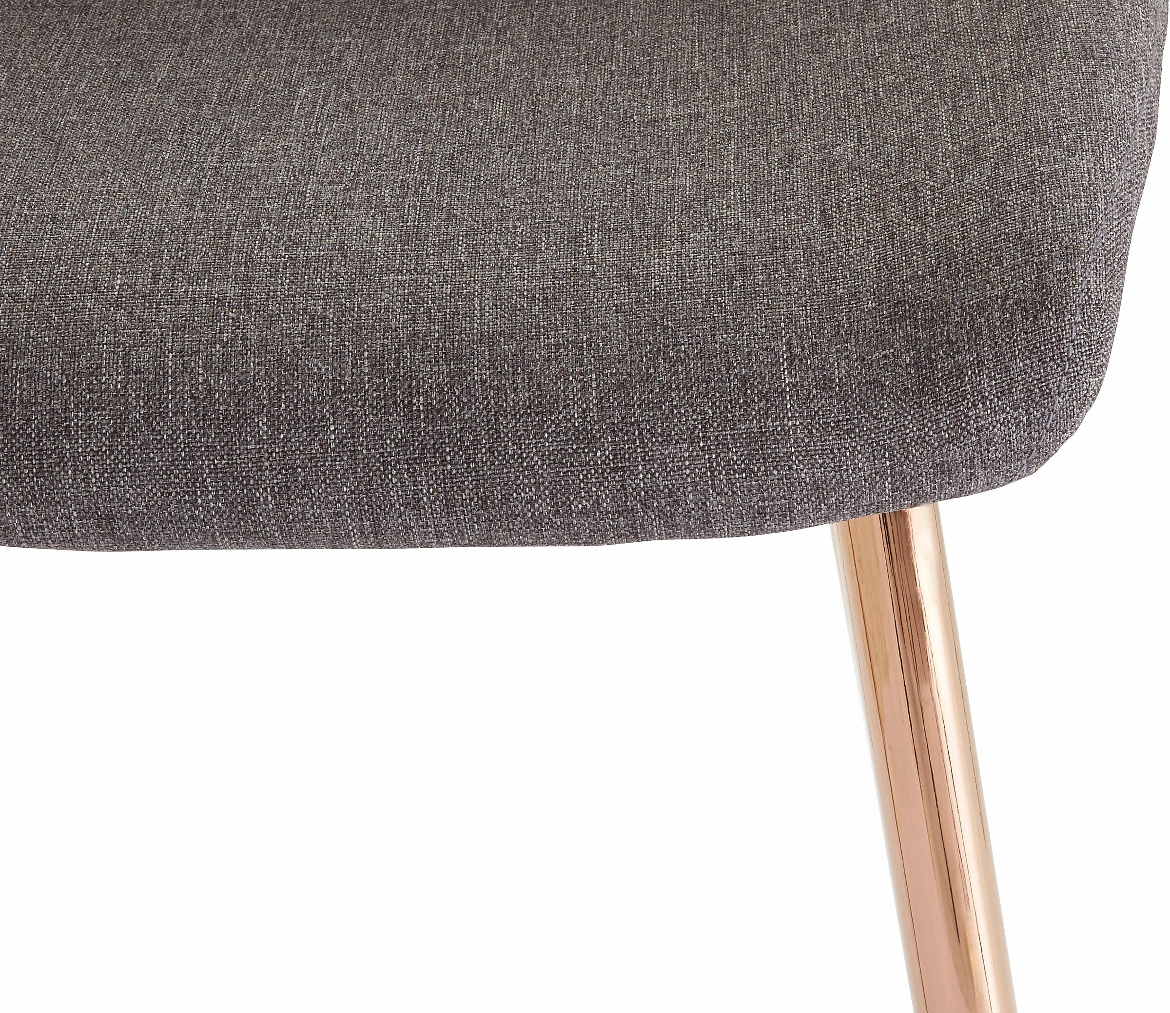 ❤ INOSIGN Esszimmerstuhl, (Set), 2 St., Webstoff, Bezug in Webstoff,  Metallgestell kupferfarben kaufen im Jelmoli-Online Shop | Sessel