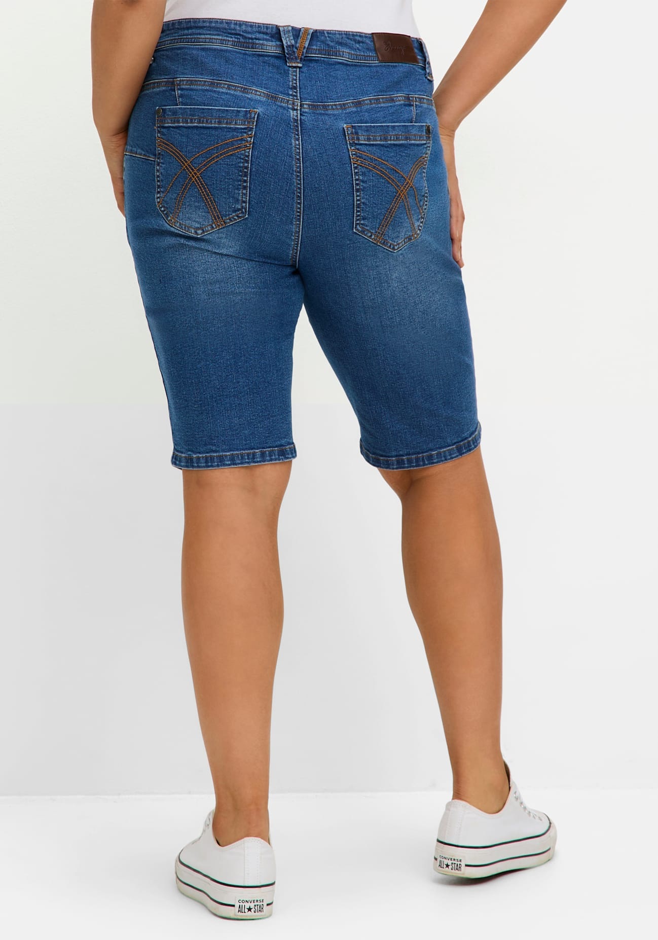 Sheego Jeansbermudas, (1 tlg.)