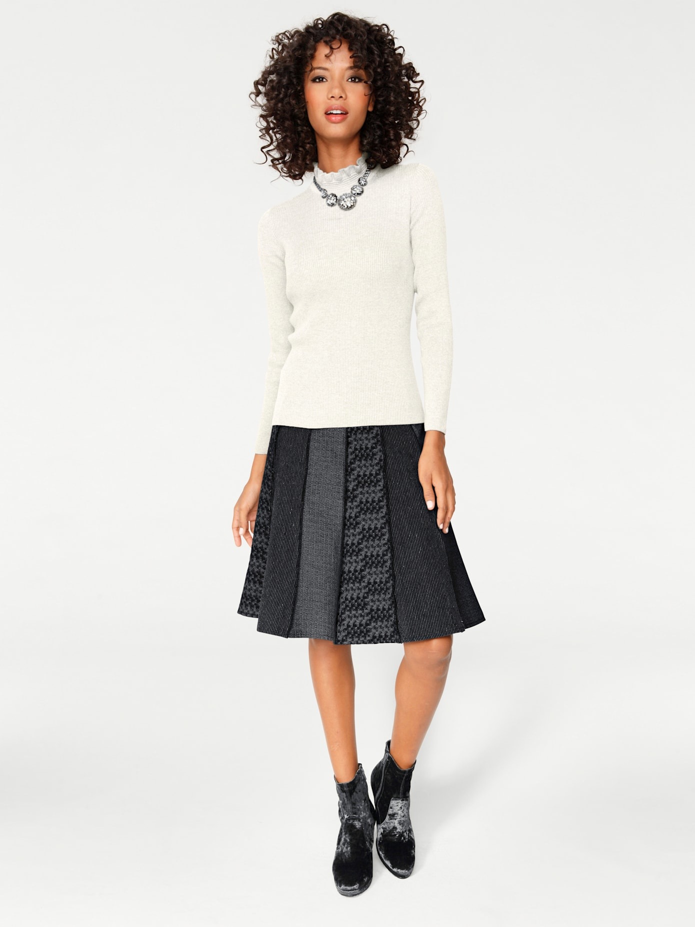 LINEA TESINI by heine Stehkragenpullover »Stehkragen-Pullover«