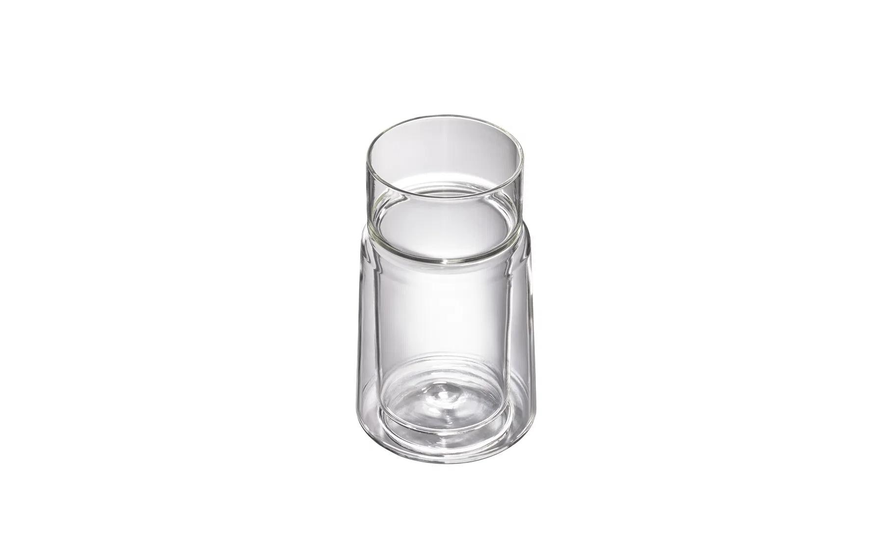 Jacob Jensen Thermoglas "Large 330 ml, 1 Stück" Thermo-Kaffeeglas mit innovativem Design