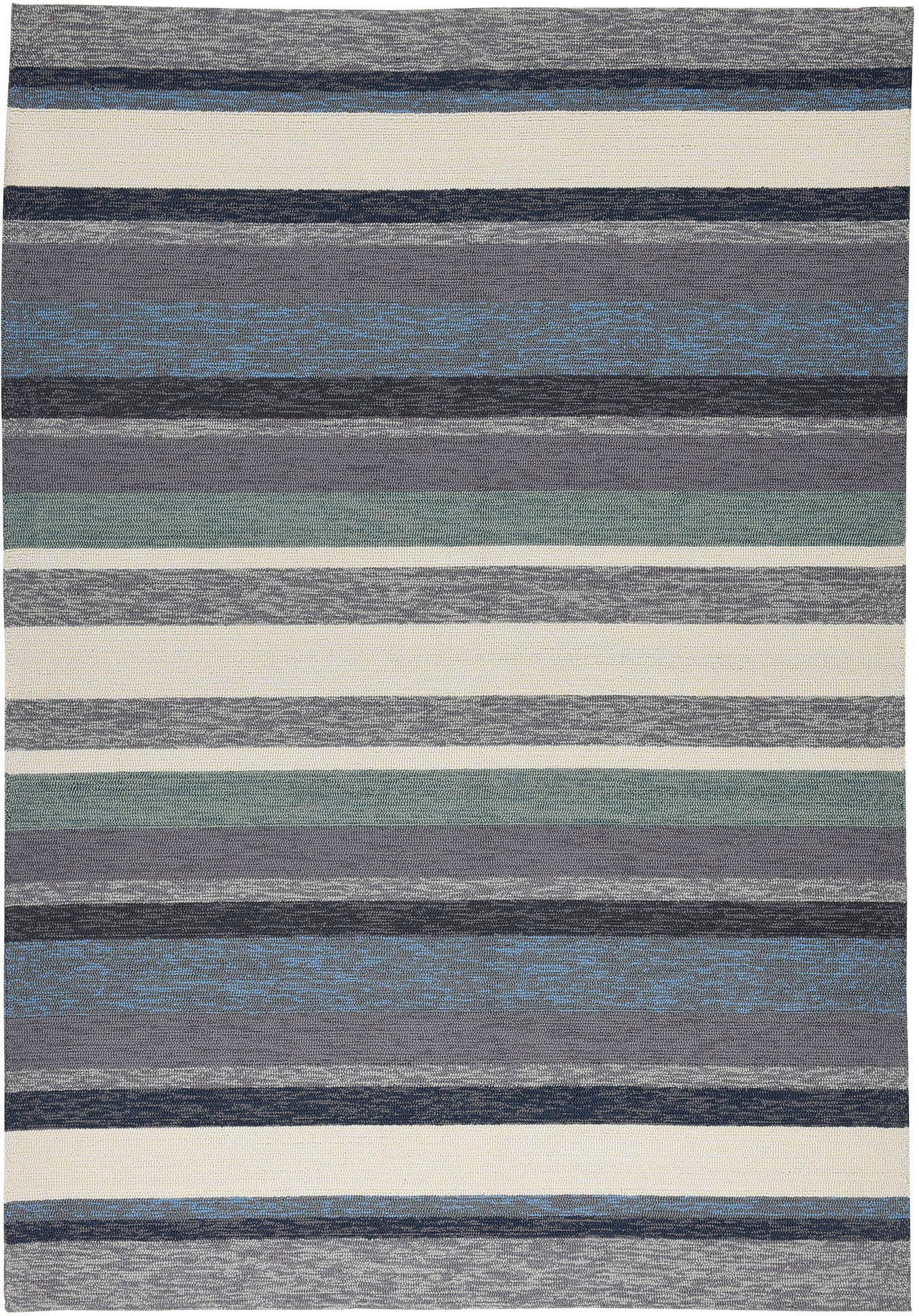 Gino Falcone Teppich »Rosetta-Stripes«, rechteckig, 20 mm Höhe, In- und Outdoor geeignet, Wohnzimmer