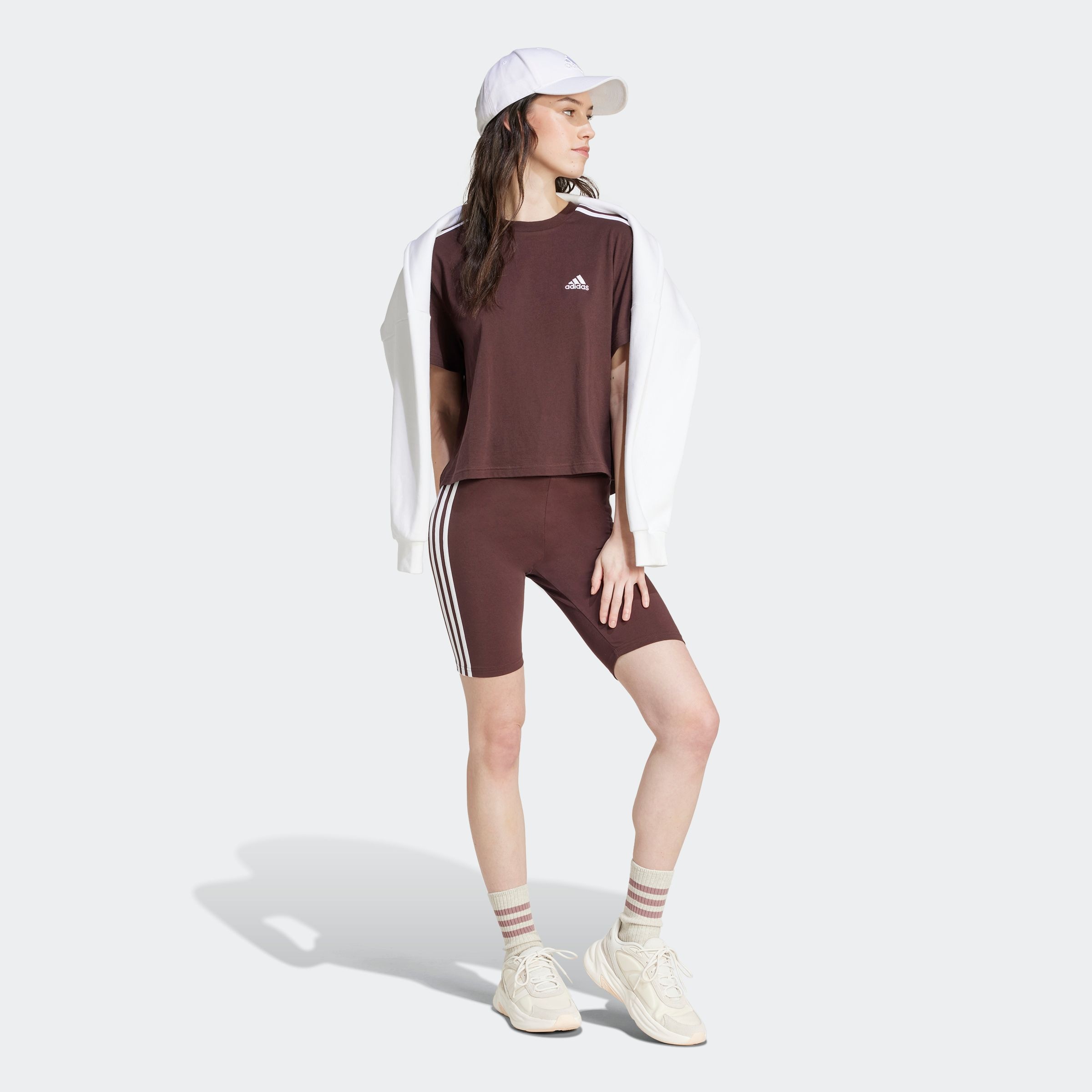 adidas Sportswear Shorts »W 3S BK SHO«, (1 tlg.)