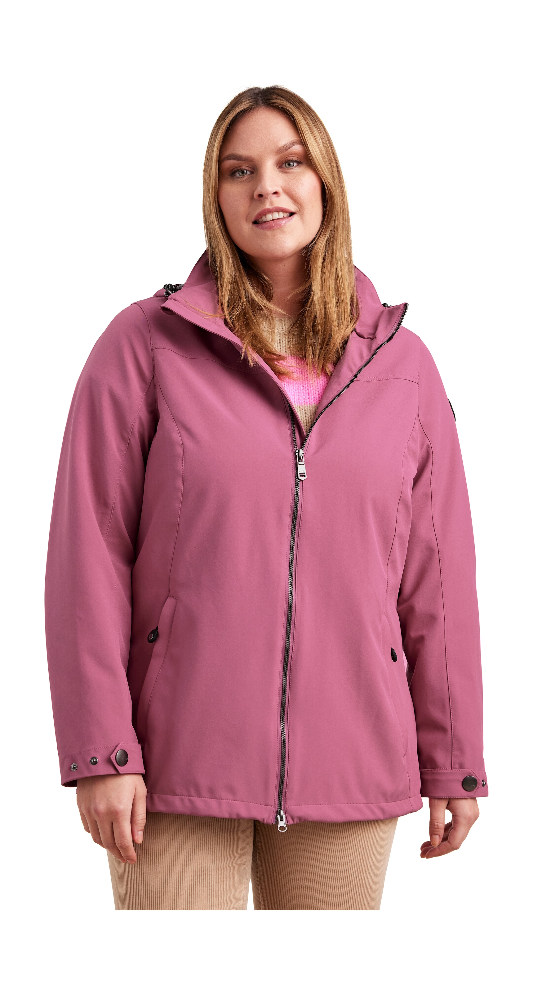 STOY Softshelljacke »STS 1 WMN SFTSHLL JCKT«, Damen Softshelljacke: wasserabweisend, winddicht, atmungsaktiv