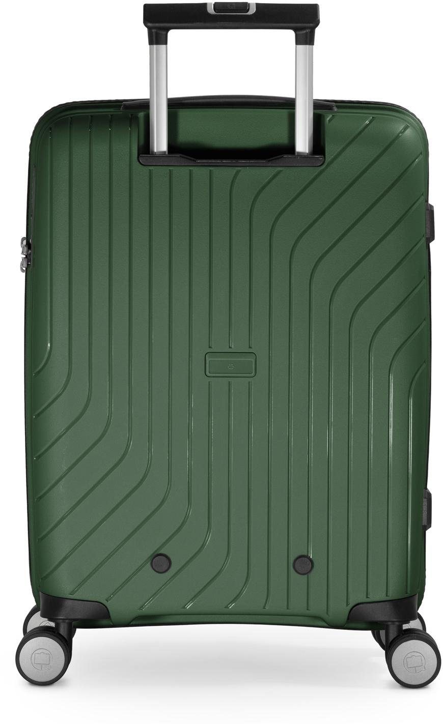 Hauptstadtkoffer Hartschalen-Trolley »TXL, 55 cm, dunkelgrün«, mit bei separatem Jelmoli-Versand Schweiz online Laptopfach 4 Rollen, bestellen
