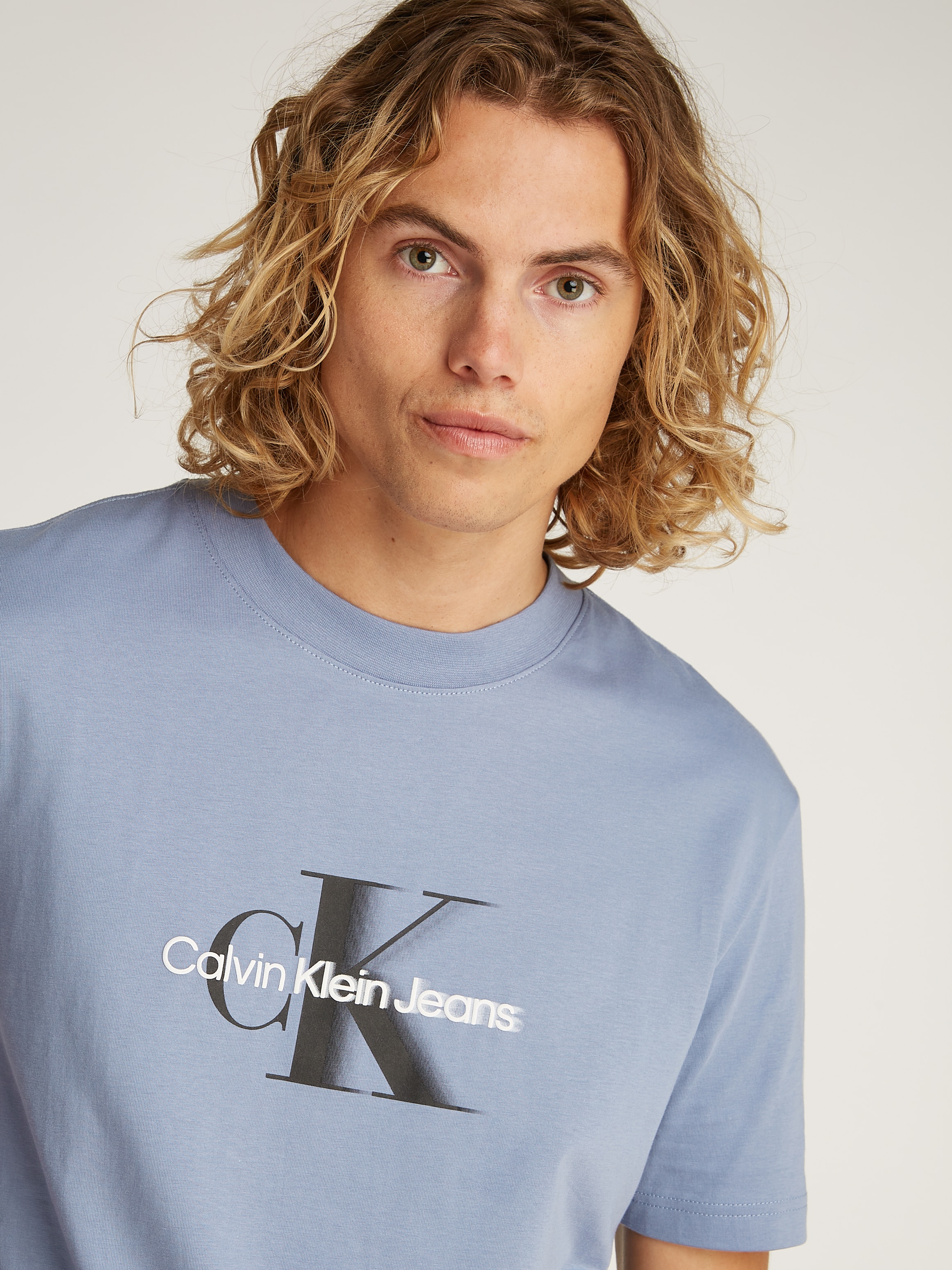 Calvin Klein Jeans T-Shirt »MONOLOGO SHIFT TEE«, mit grossem Logodruck