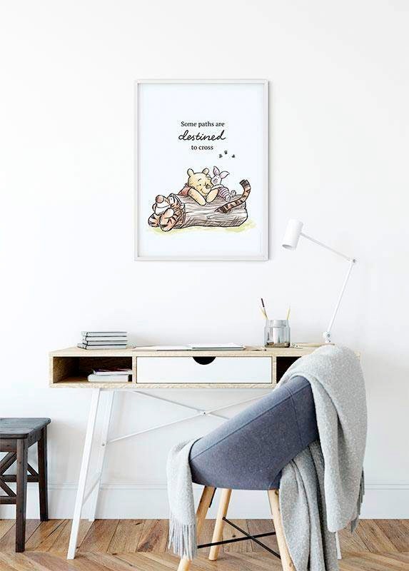 Komar Poster »Winnie Pooh Path«, Disney, (1 St.), Kinderzimmer, Schlafzimmer, Wohnzimmer