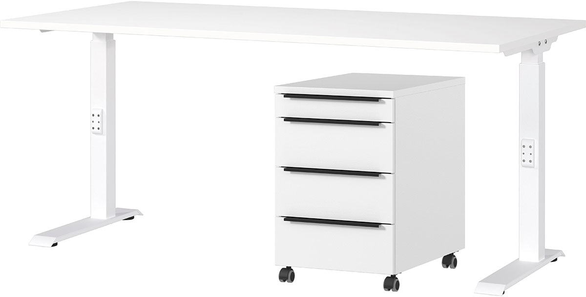 GERMANIA Büromöbel-Set »Mailand« 2 Stk. tlg. inkl. Schreibtisch und Rollcontainer