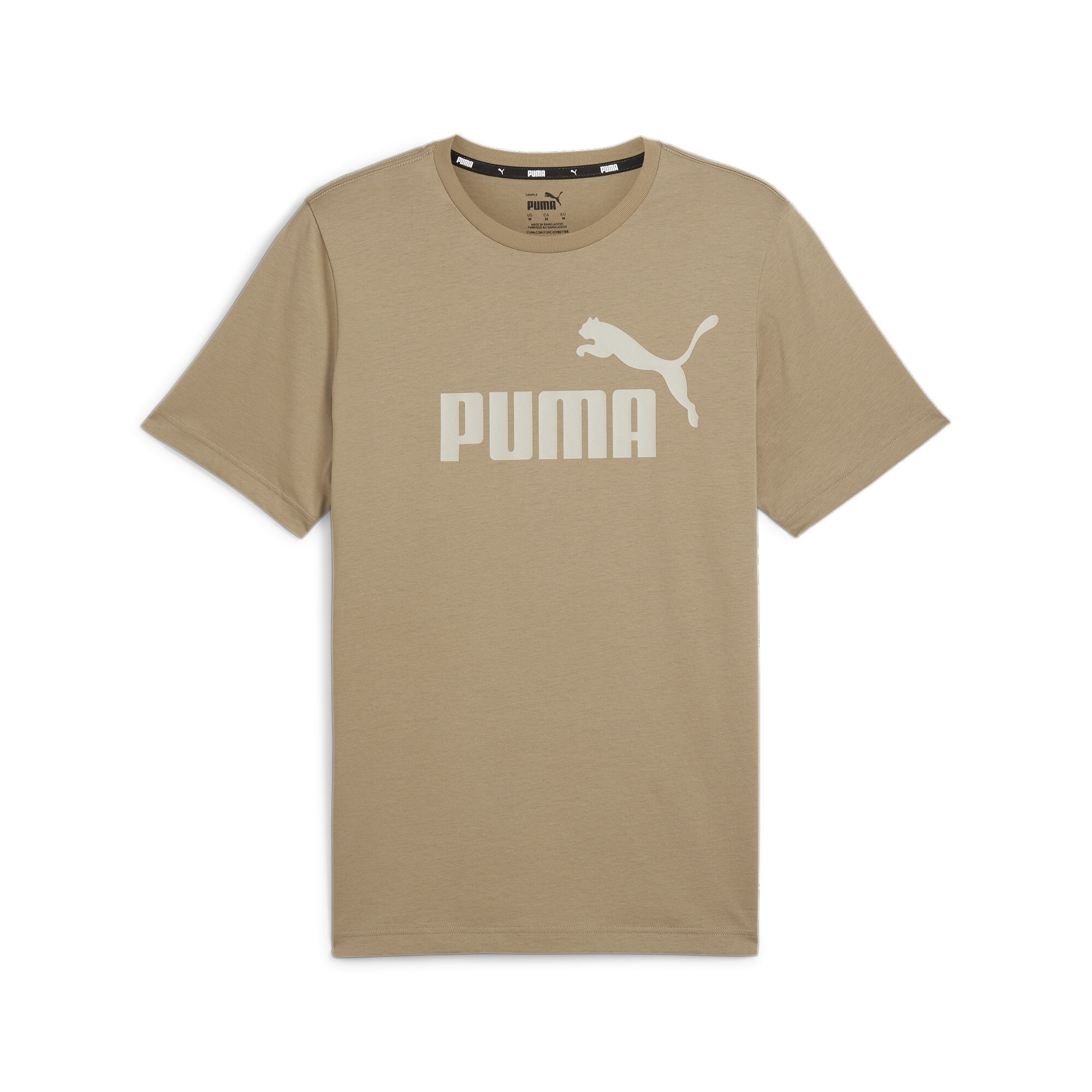 PUMA T-Shirt »ESS LOGO TEE (S)« sportliche Passform, Kurzarm, Rundhalsausschnitt