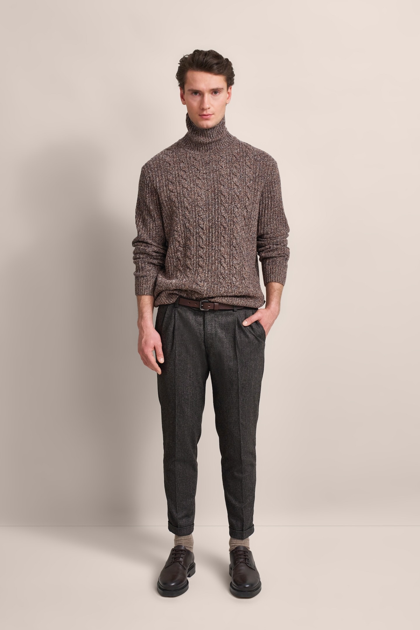 bugatti Bundfaltenhose, besonders soft