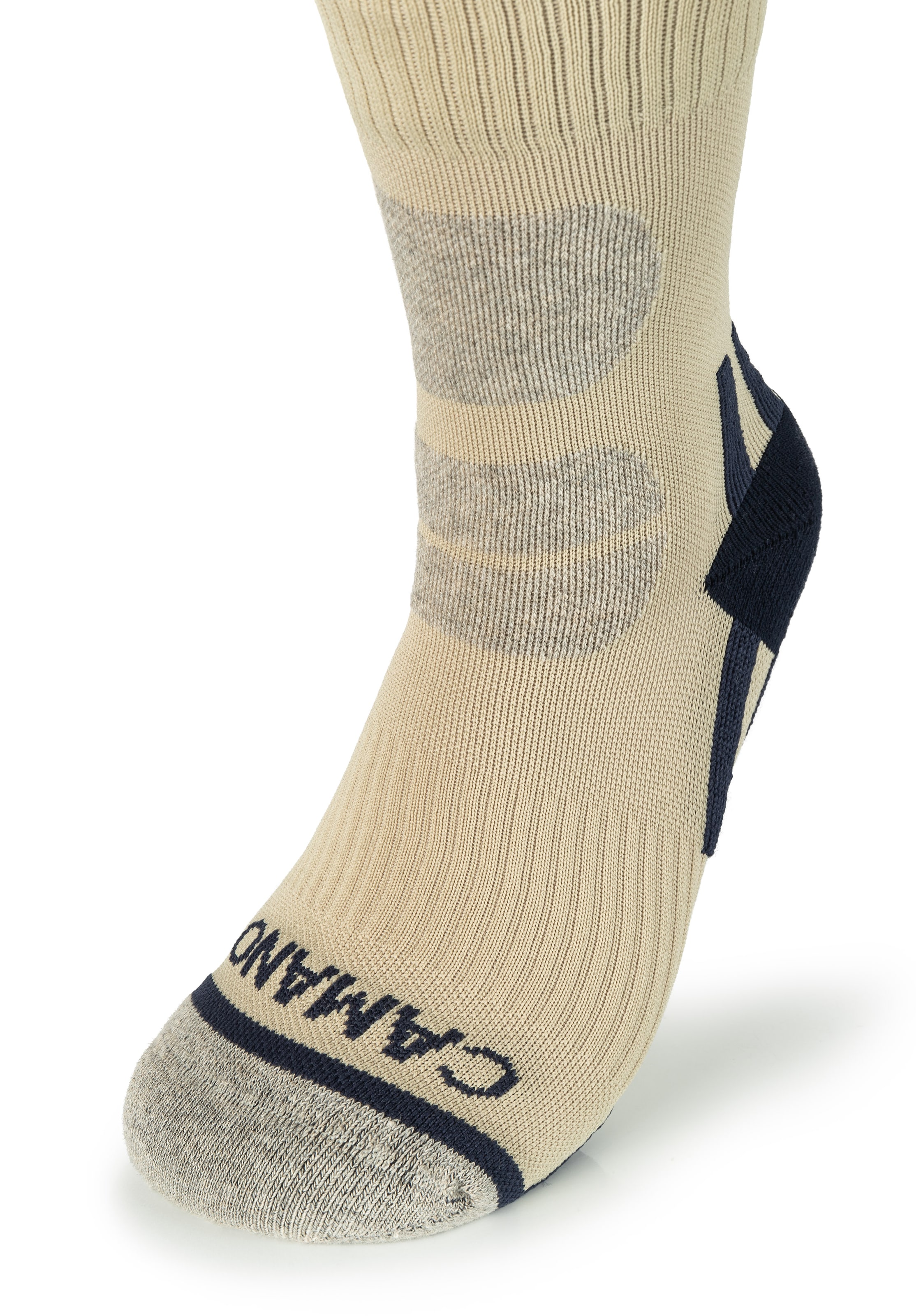 Camano Wandersocken »Function«, (4 Paar), mit Fussgewölbe-Stütze