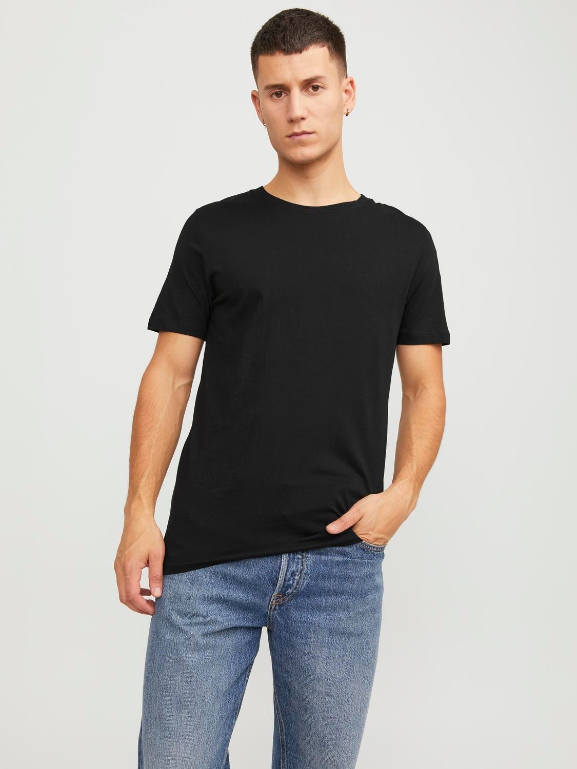 Jack & Jones T-Shirt »ORGANIC BASIC TEE«, (Packung, 5 tlg., 5er-Pack)