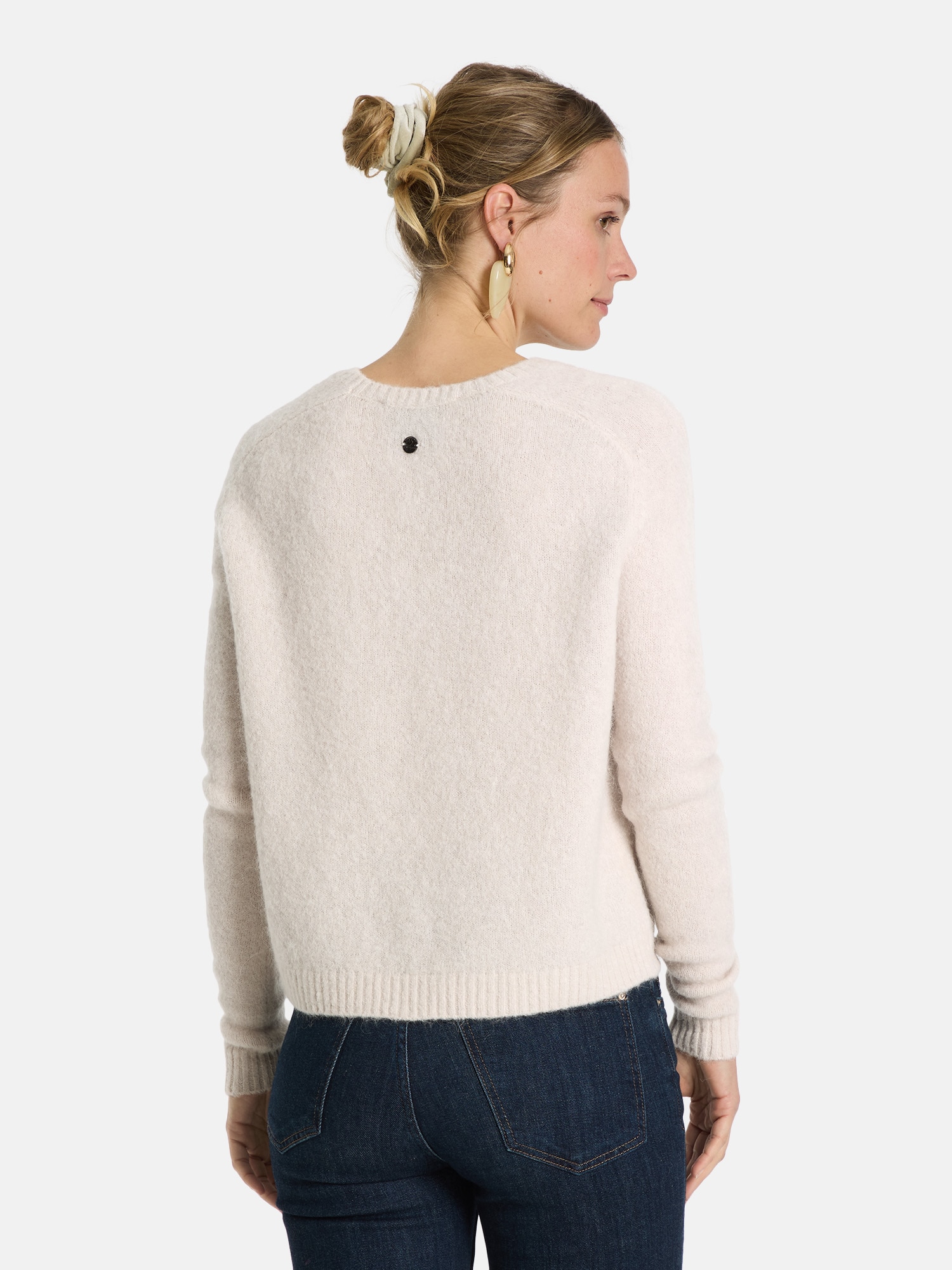Lieblingsstück Strickjacke »HenjaL«, mit V-Neck, Alpakamix