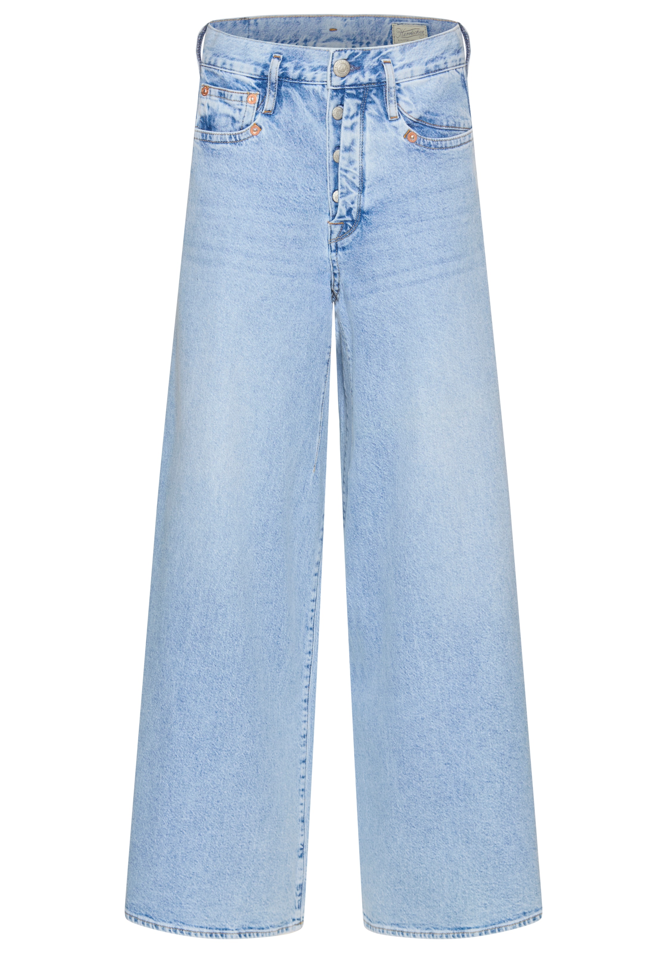 Herrlicher 5-Pocket-Jeans »Shyra Palazzo Denim«, mit besonders weitem Bein