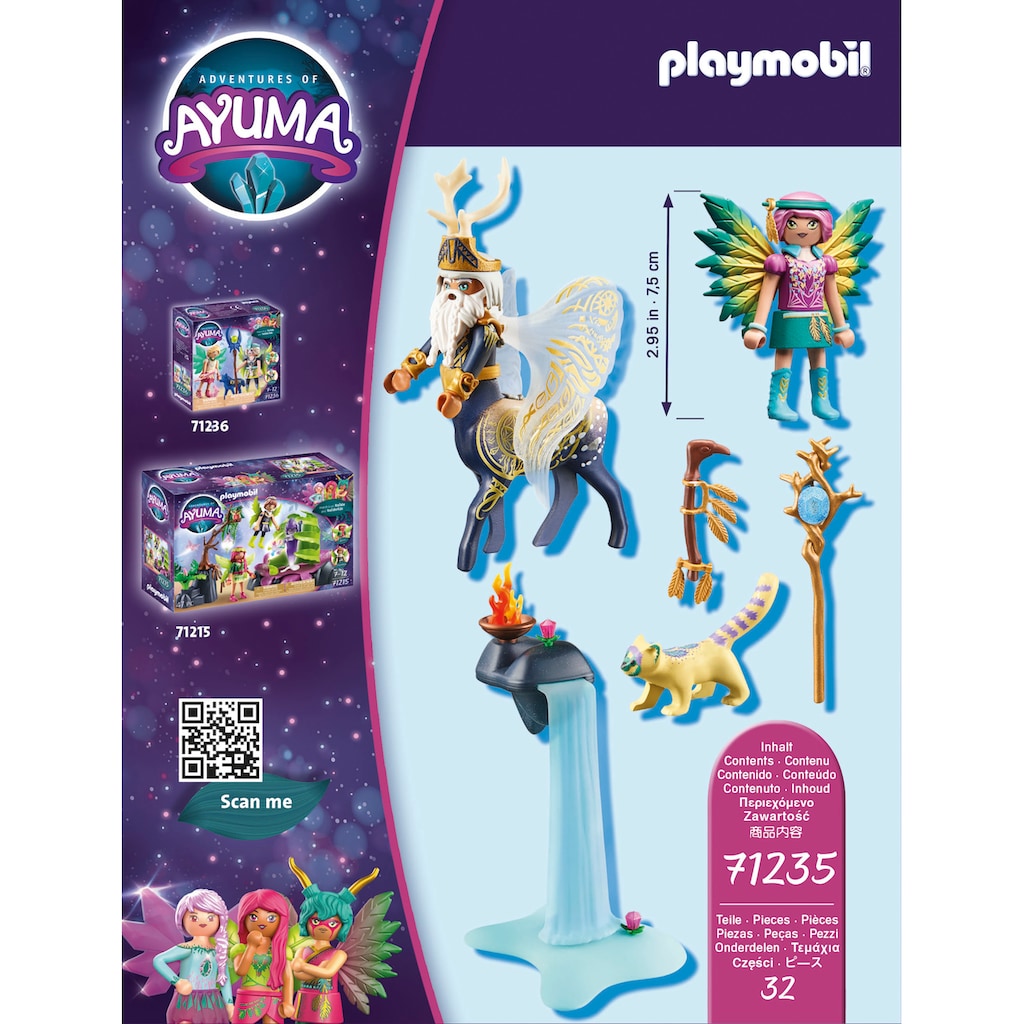 Playmobil® Konstruktions-Spielset »Abjatus mit Knight Fairy Hildi (71235), Adventures of Ayuma«, (32 St.)
