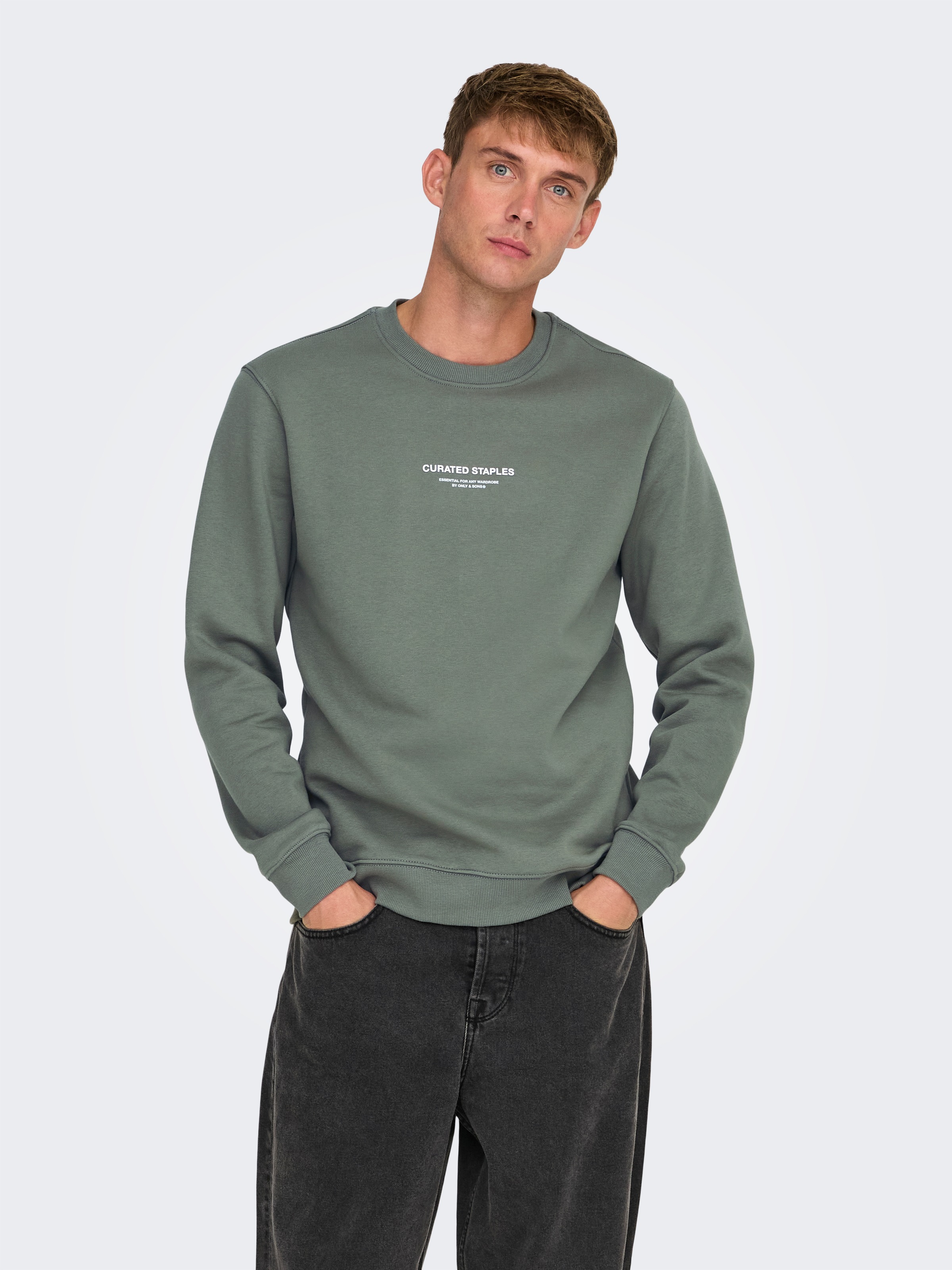 ONLY & SONS Sweatshirt »ONSCURATED REG CREW NECK SWEAT«