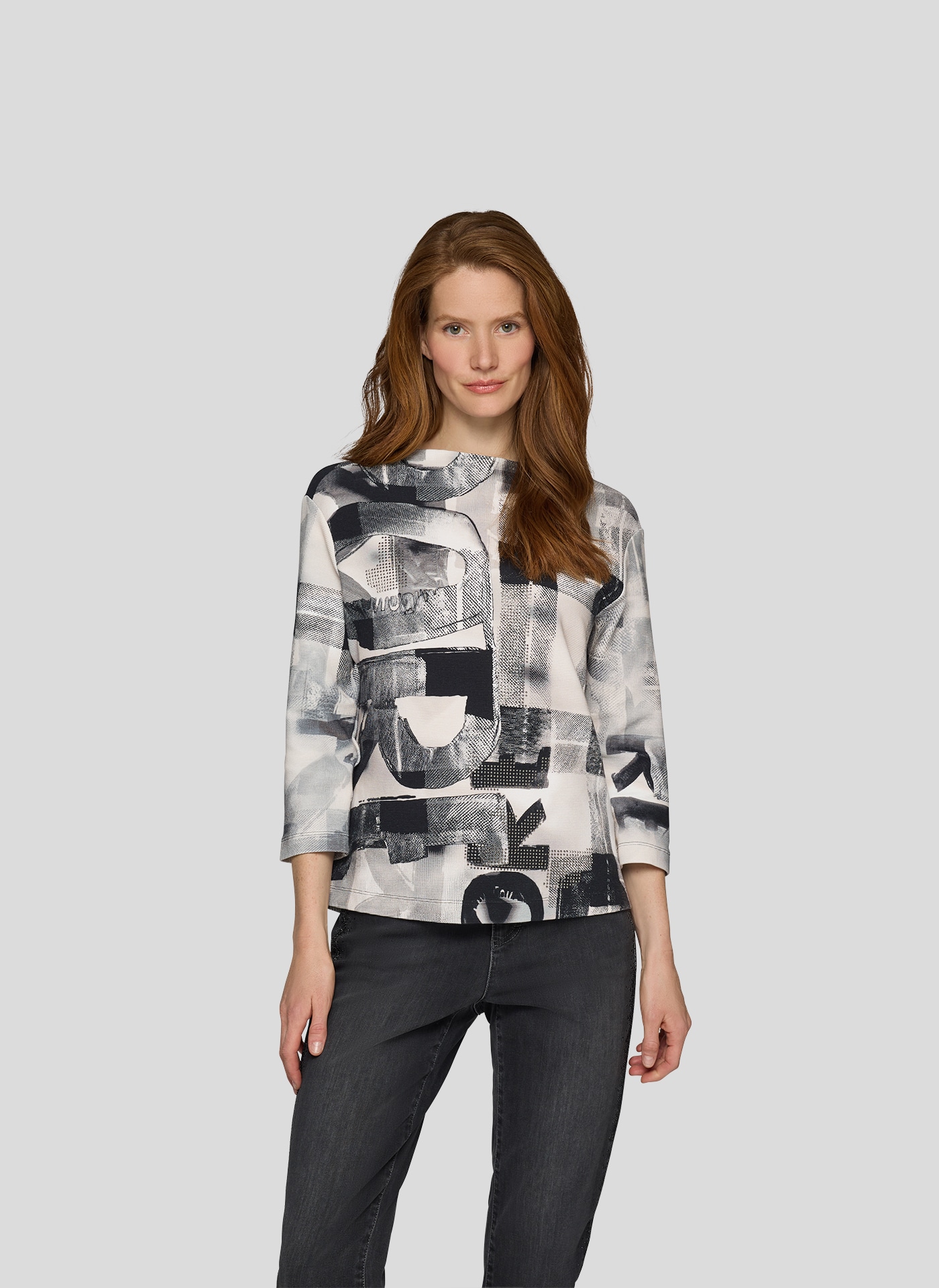 Rabe 3/4-Arm-Shirt mit All-Over Print