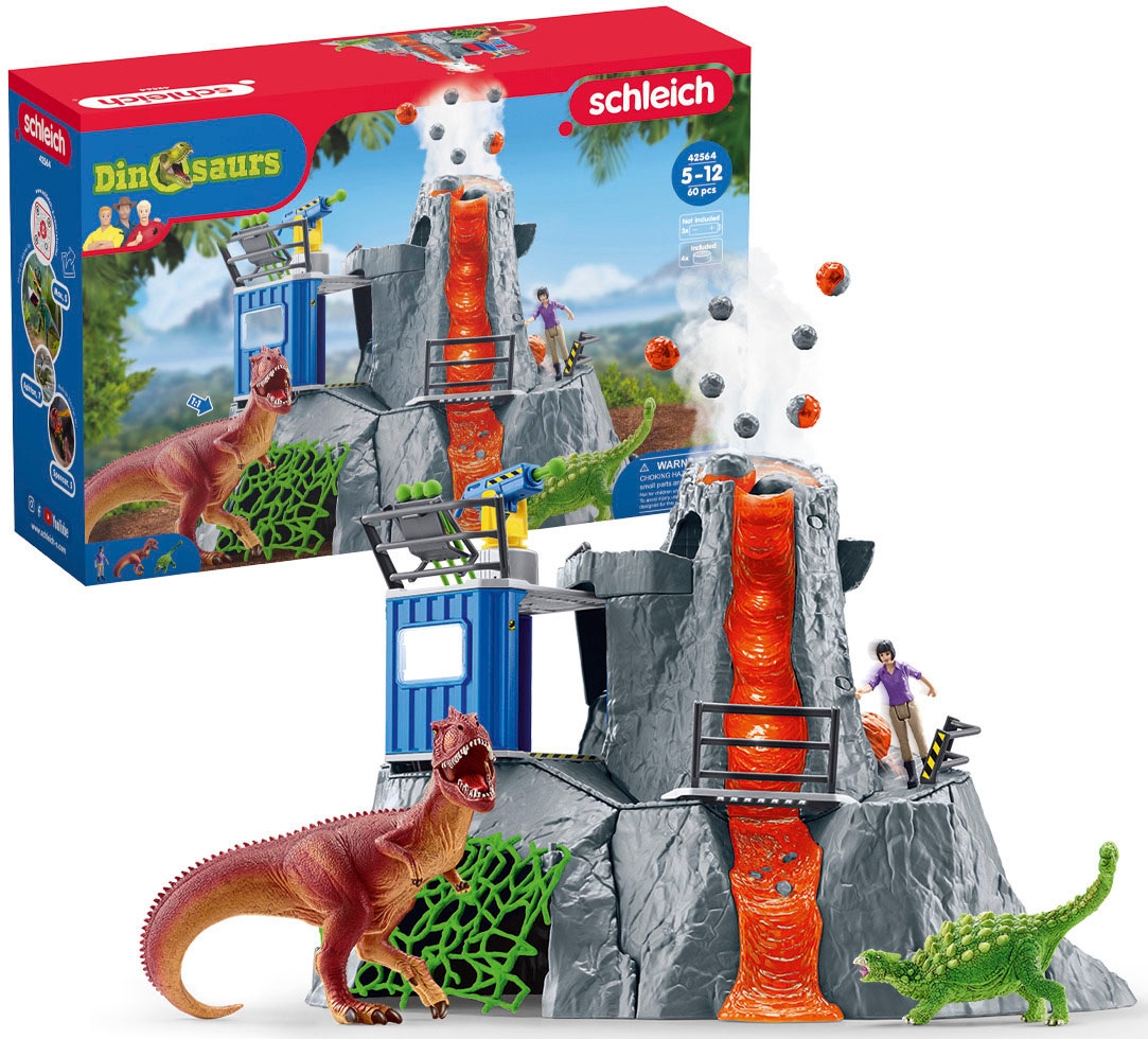 Schleich® Spielwelt »DINOSAURS, Grosse Vulkan-Expedition (42564)«