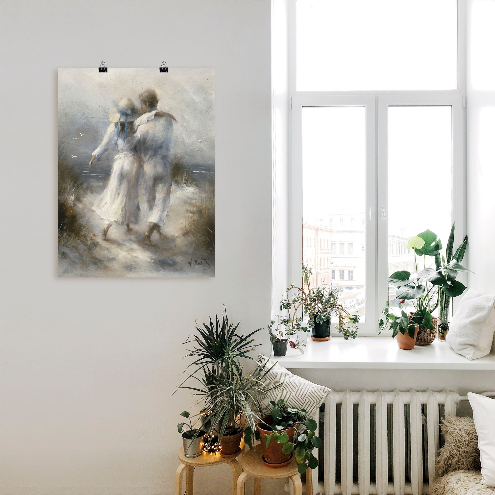 Artland Wandbild »Romantik«, Paar, (1 St.), als Leinwandbild, Poster, Wandaufkleber in verschied. Grössen