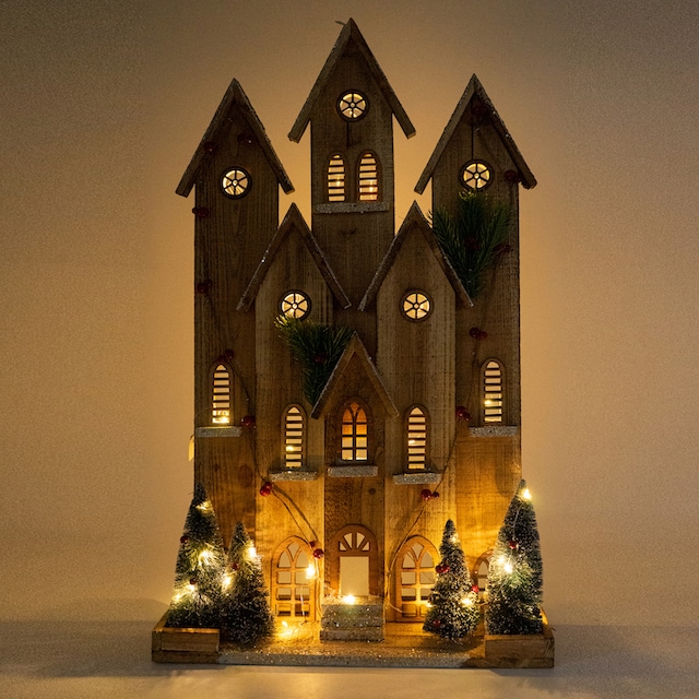 cm kaufen Kirche mit »Weihnachtsdeko«, 73 NOOR Weihnachtshaus Höhe LED-Beleuchtung, LIVING integrierter