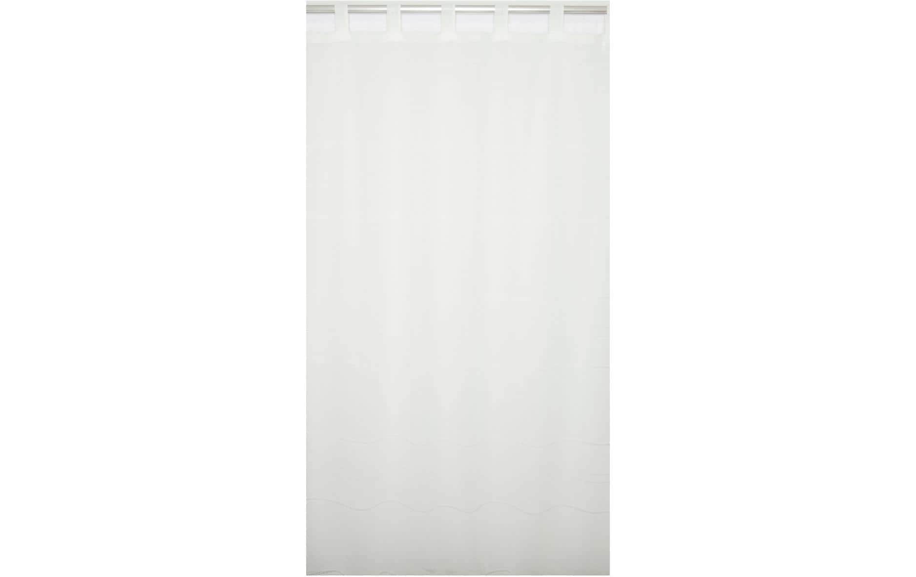 Hubatka TEXTIL Vorhang »mit Schlaufe 150 x 260 cm, Offwhite«, (1 St.)