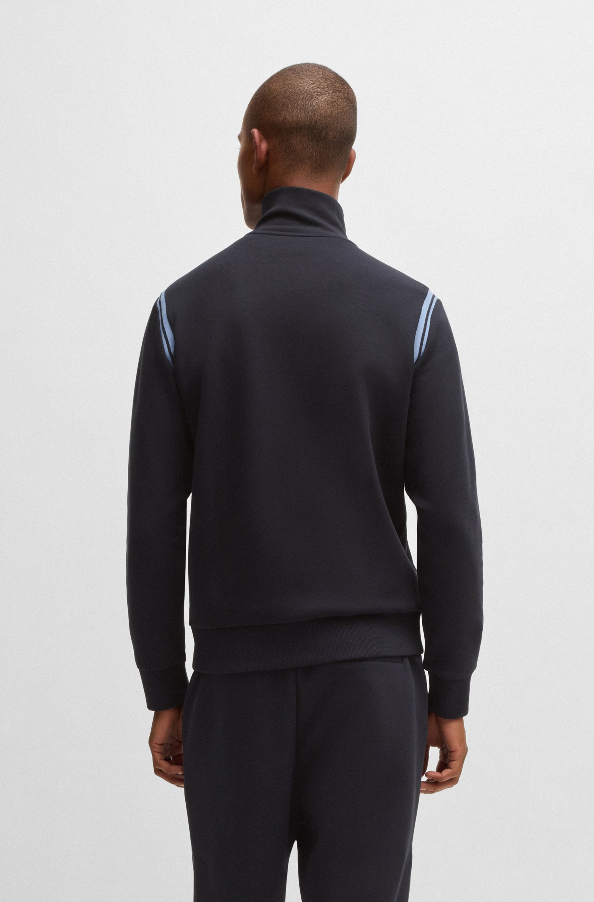 BOSS GREEN Trainingsanzug »Tracksuit Set«, mit Streifen-Einsätzen