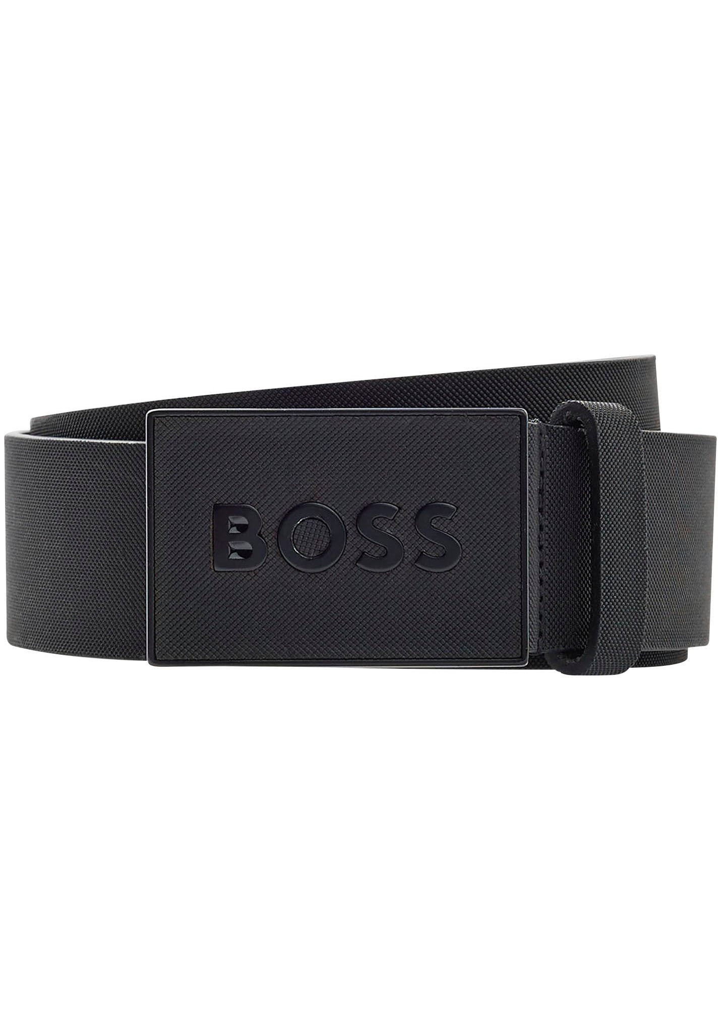 BOSS Ledergürtel »Boss_Icon-S1_Sz40« mit BOSS-Logo-Prägung auf der Koppelschliesse