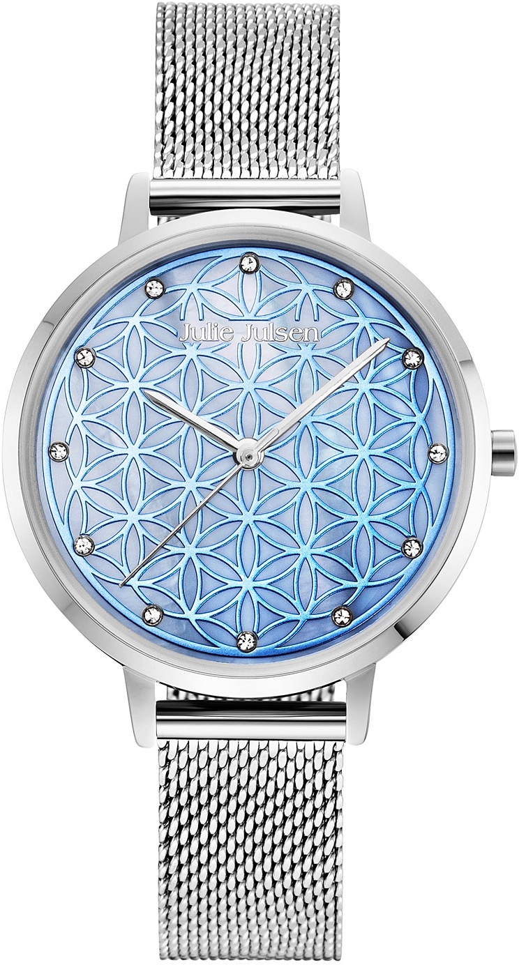 Julie Julsen Quarzuhr »Flower of Life Sea Silver, JJW1166SME-1« kaufen
