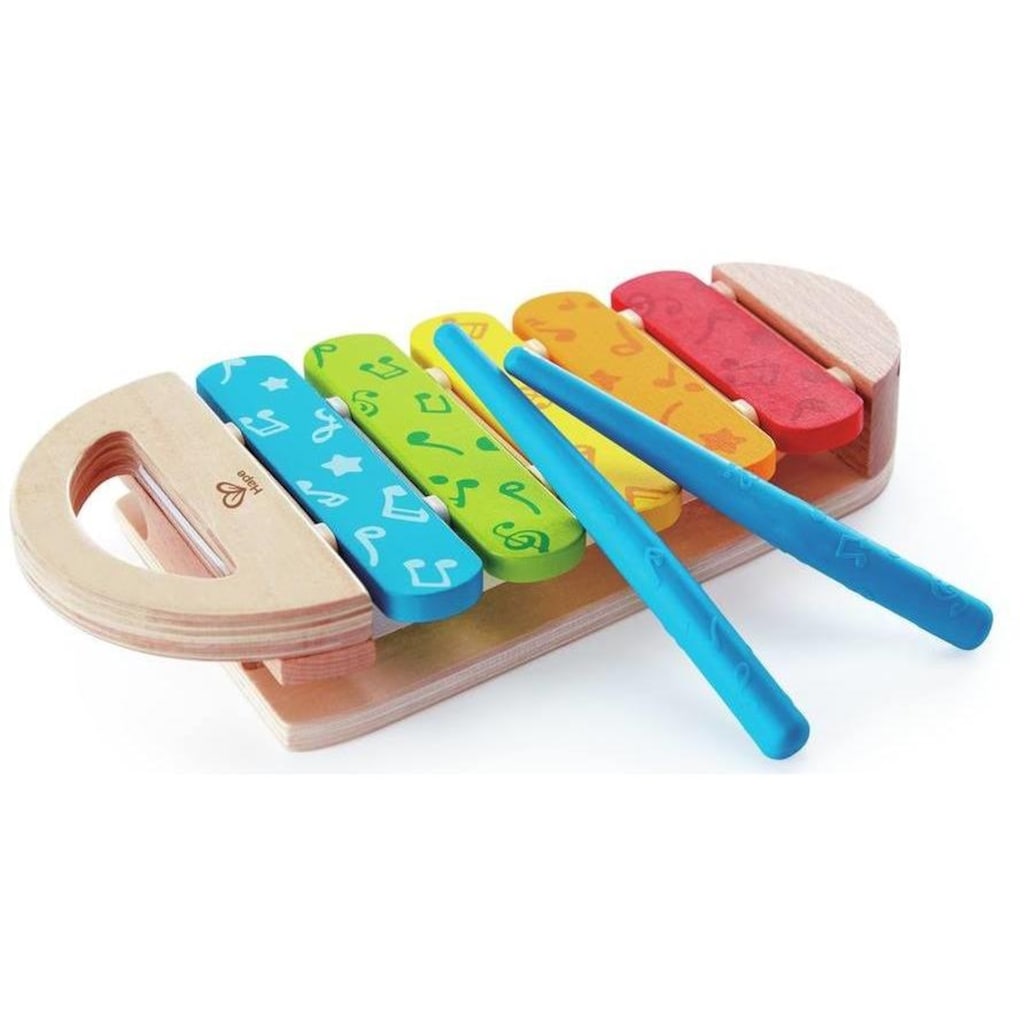 Hape Spielzeug-Musikinstrument »Hape Regenbogen Xylophon«