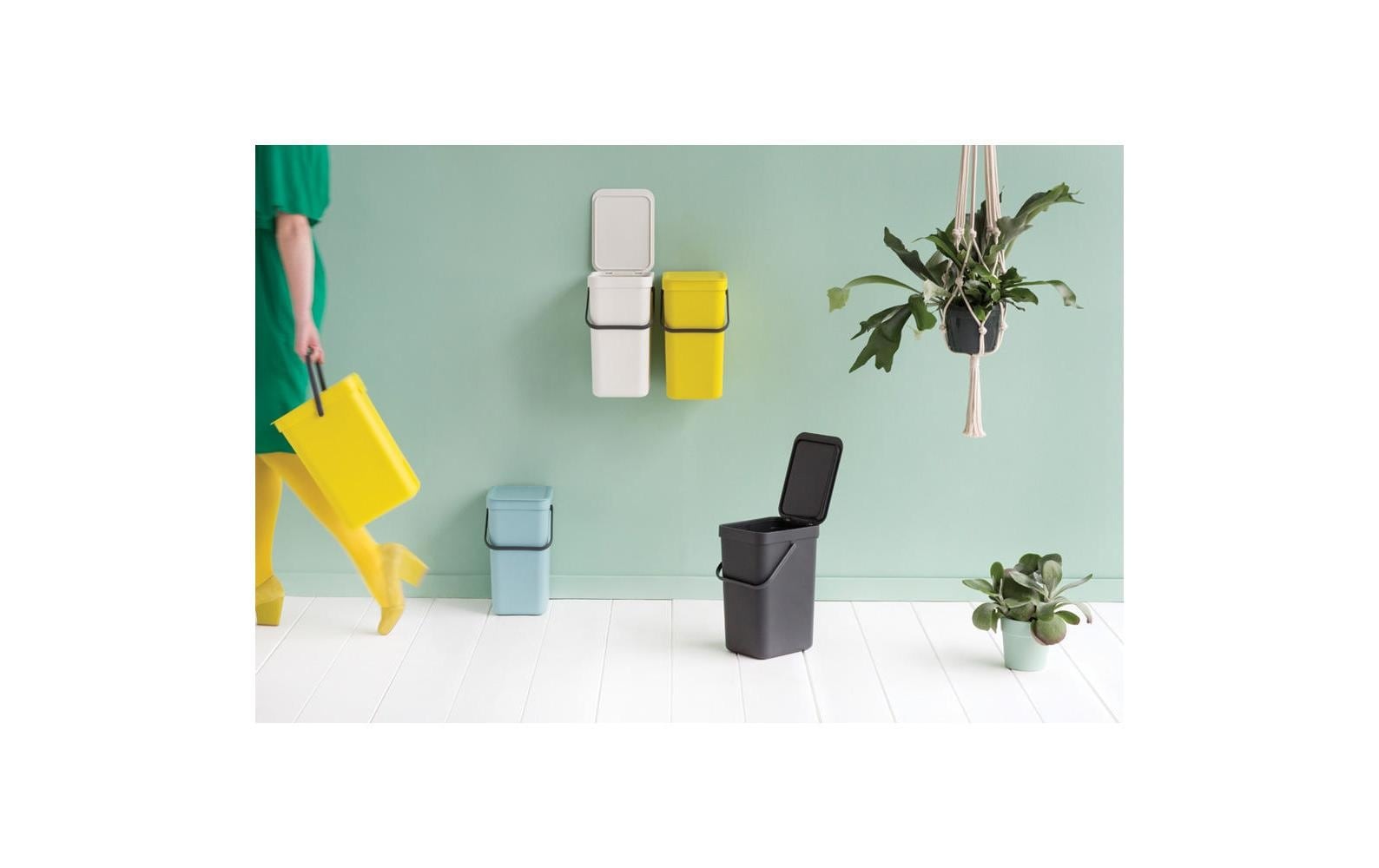 Brabantia Mülleimer »Sort & Go 12 l«, 1 Behälter