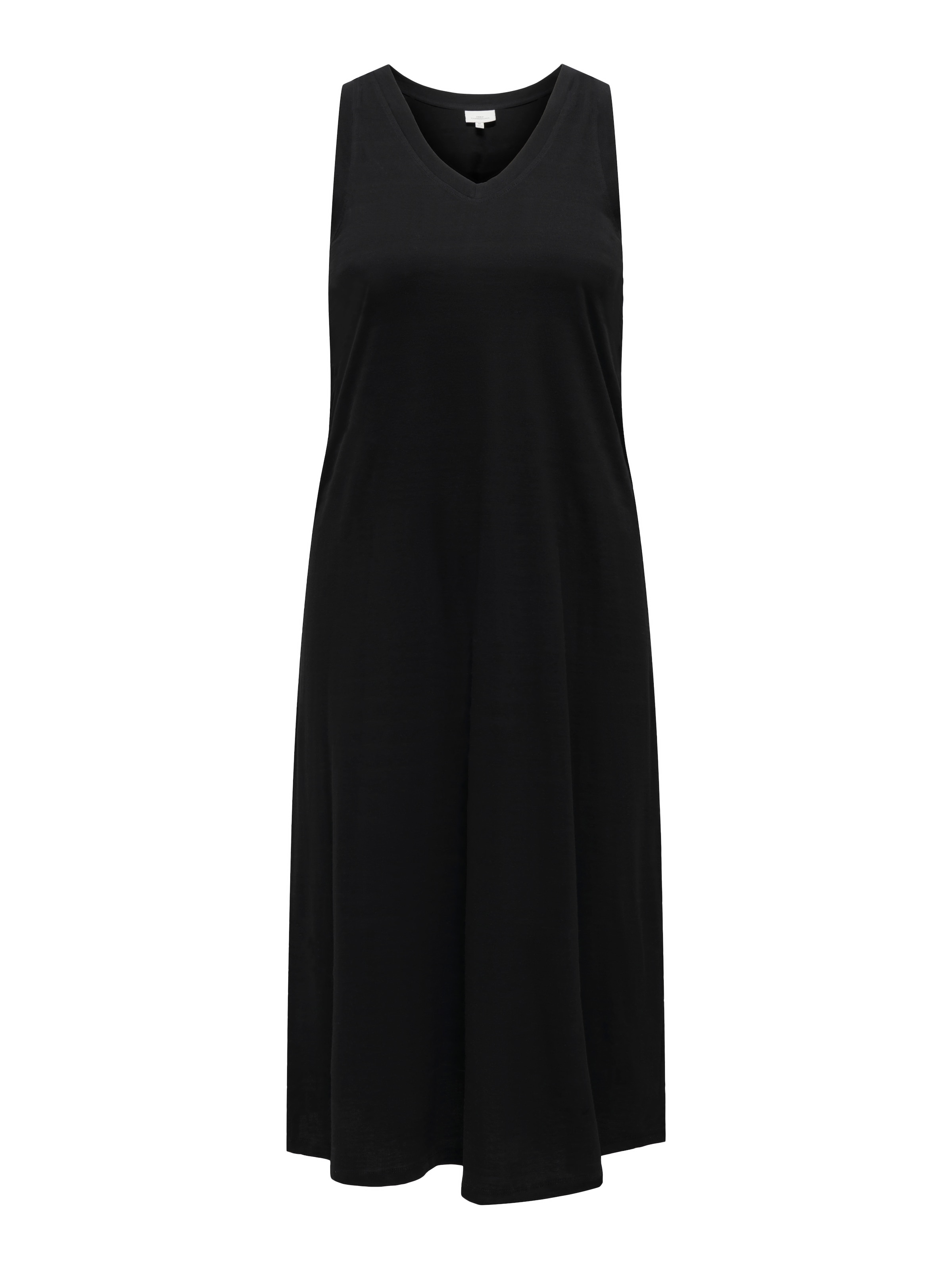 ONLY CARMAKOMA Shirtkleid »CARMAY LIFE S/L CALF V-NECK DRESS JRS«